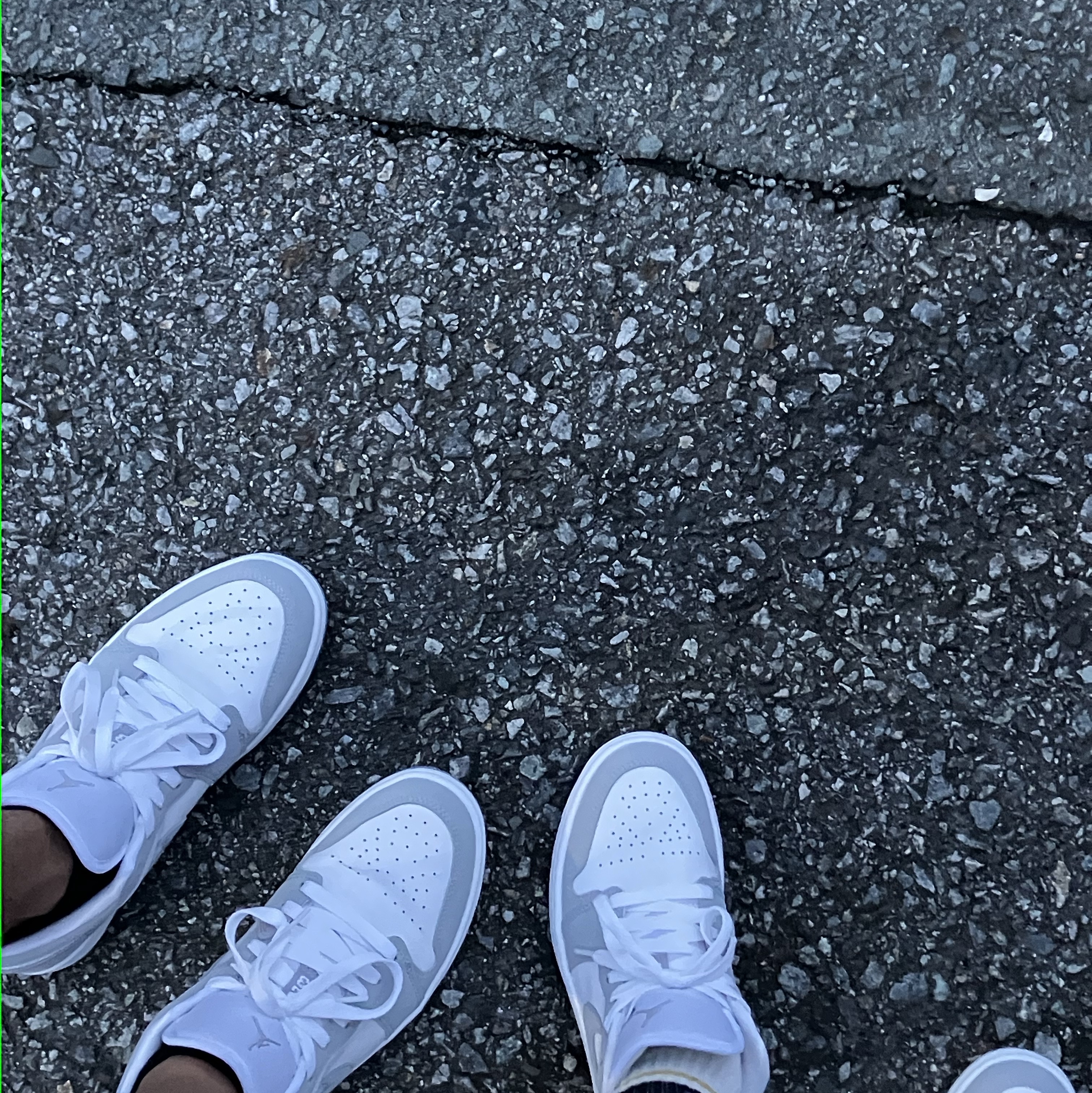 (W) Jordan 1 Low White Wolf Grey 착용 스타일