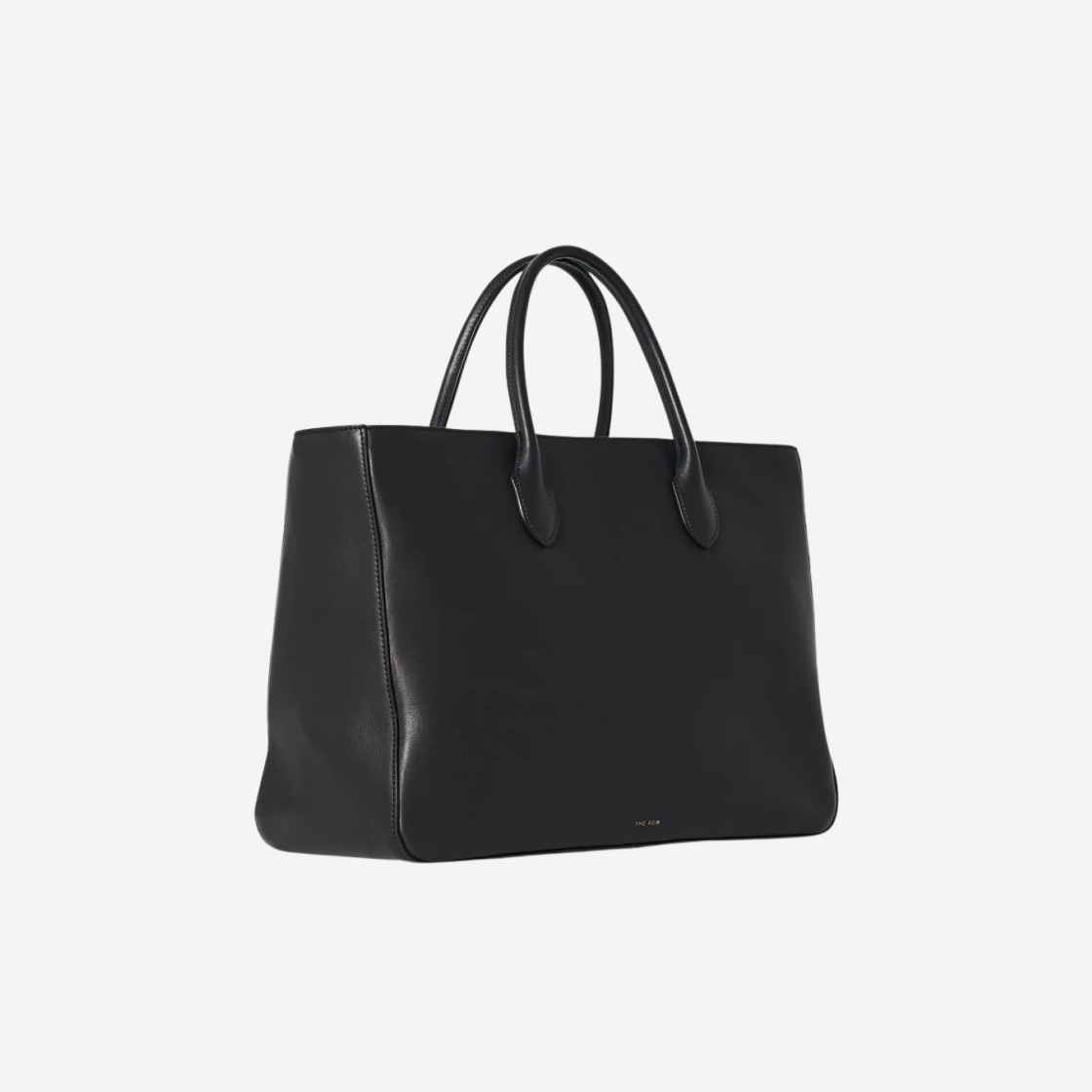 The Row E/W Day Luxe Bag in Leather Black 상세 이미지 2