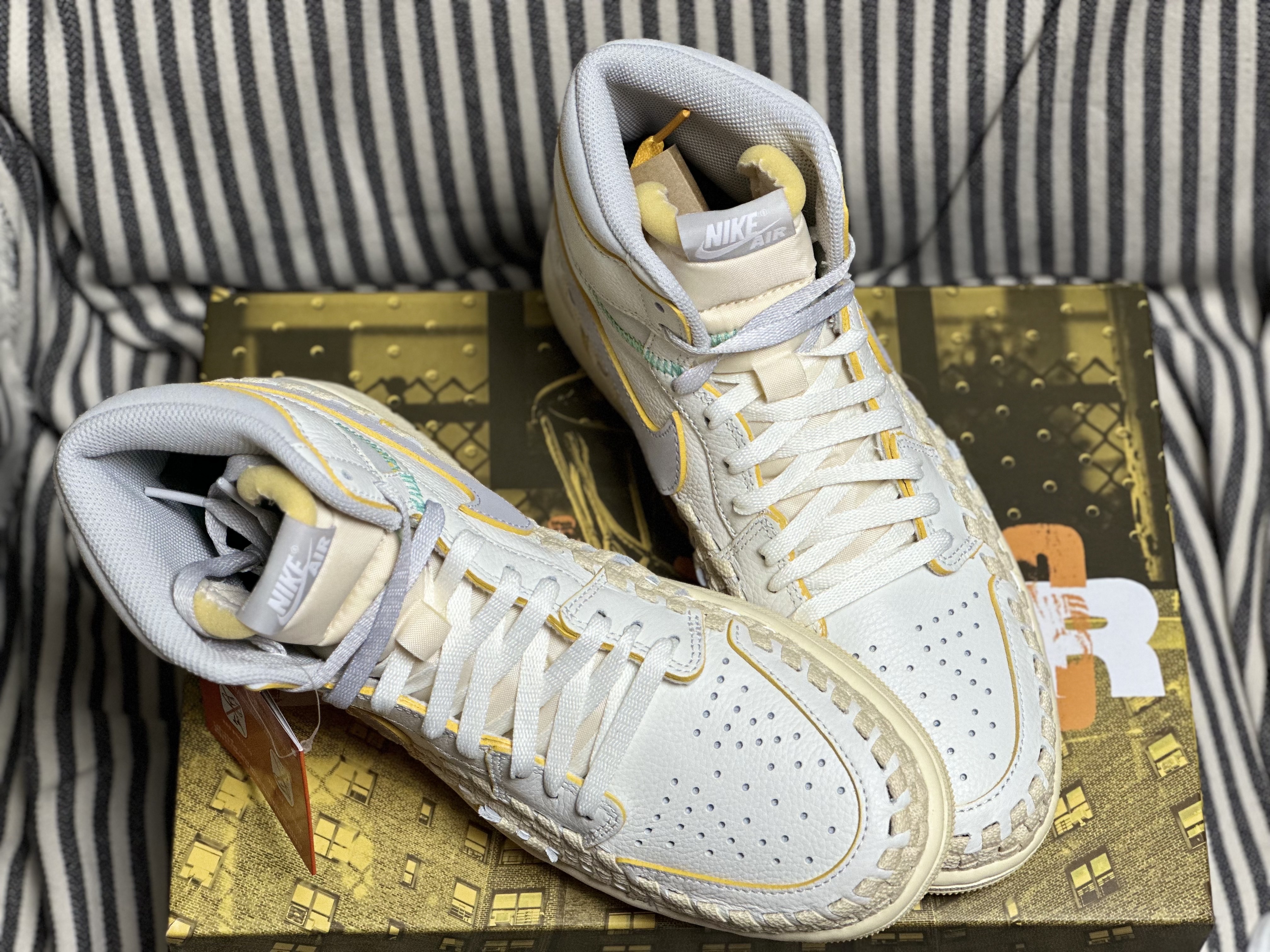 Jordan 1 x Bephies Beauty Supply x Union Retro High OG SP Summer '96 착용 스타일