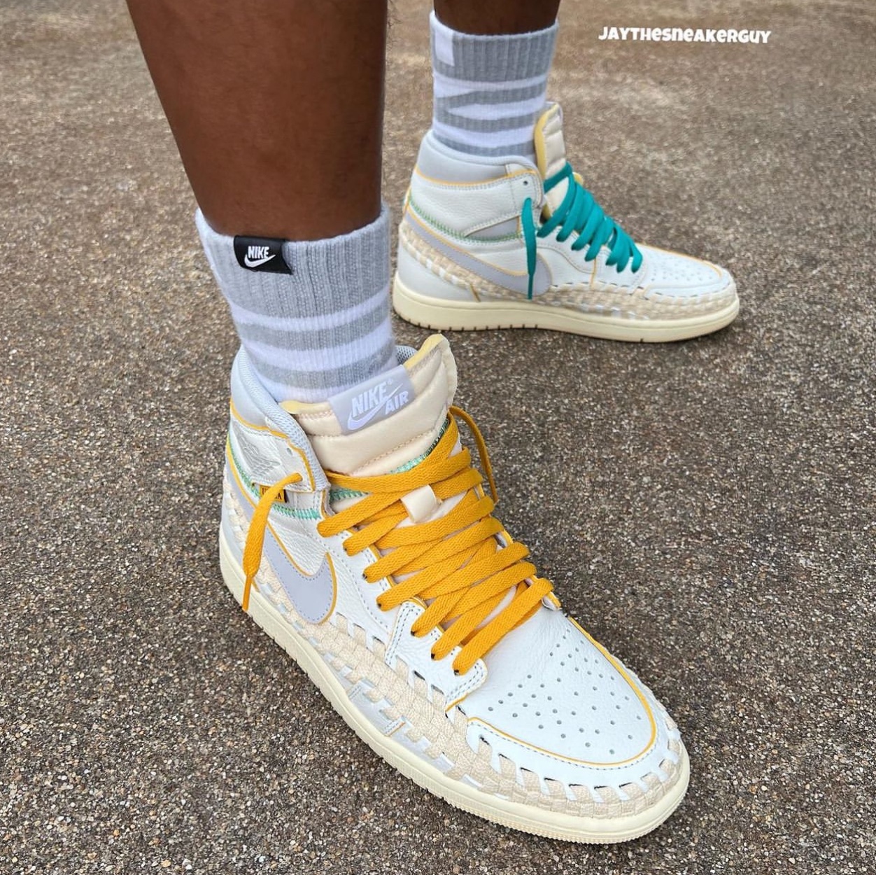 Jordan 1 x Bephies Beauty Supply x Union Retro High OG SP Summer '96 착용 스타일 - 4