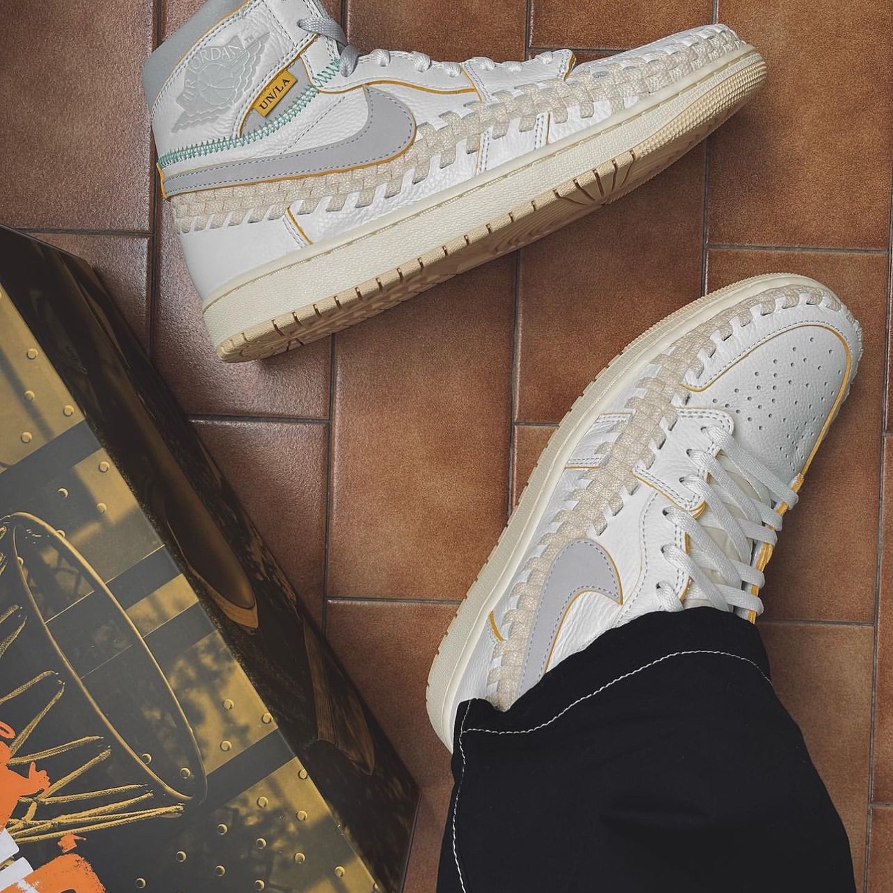Jordan 1 x Bephies Beauty Supply x Union Retro High OG SP Summer '96 착용 스타일 - 4