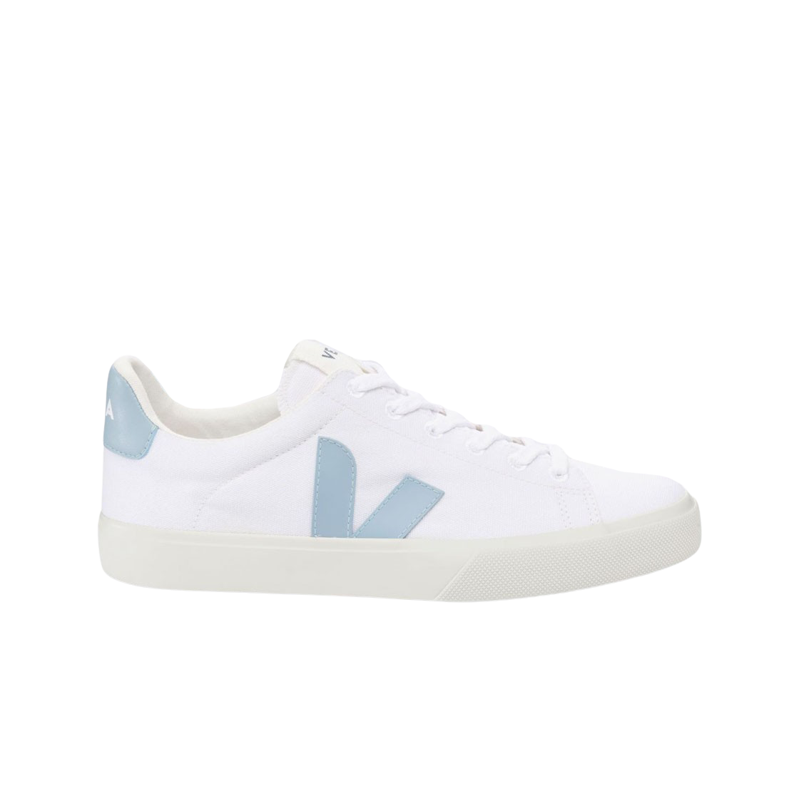 베자 캄포 캔버스 화이트 스틸(Veja Campo Canvas White Steel) - 1