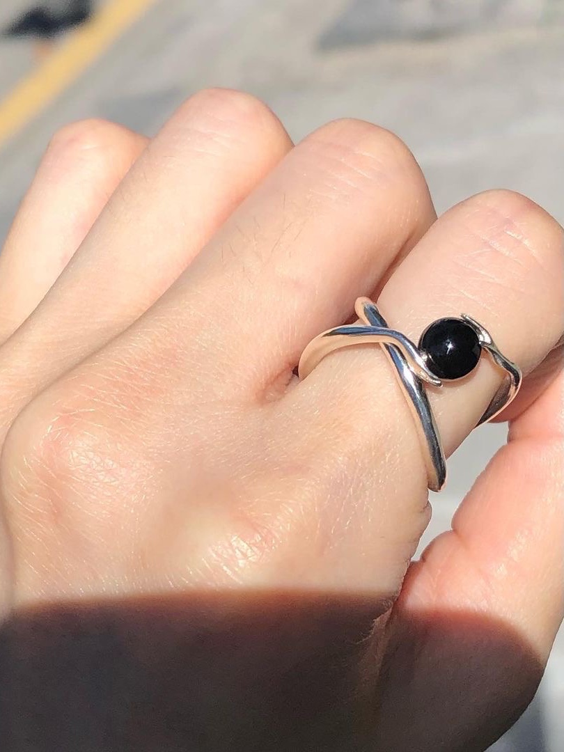 [KREAM 단독 / 예약 배송] Clu. Eternity Ring Onyx 착용 스타일 - 2