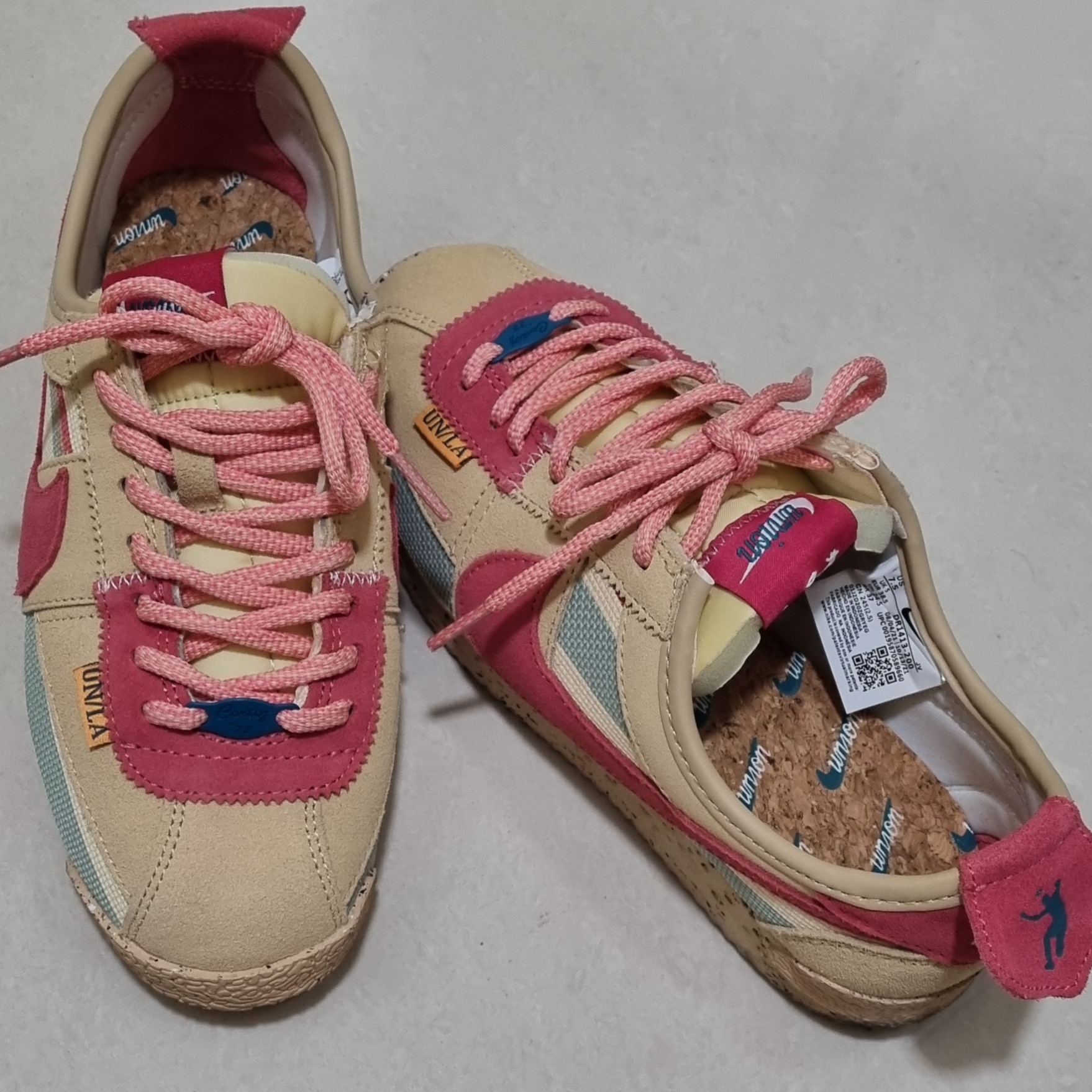 Nike x Union Cortez SP Sesame 착용 스타일 - 1