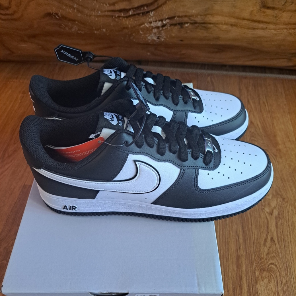 Nike Air Force 1 '07 Black White 착용 스타일