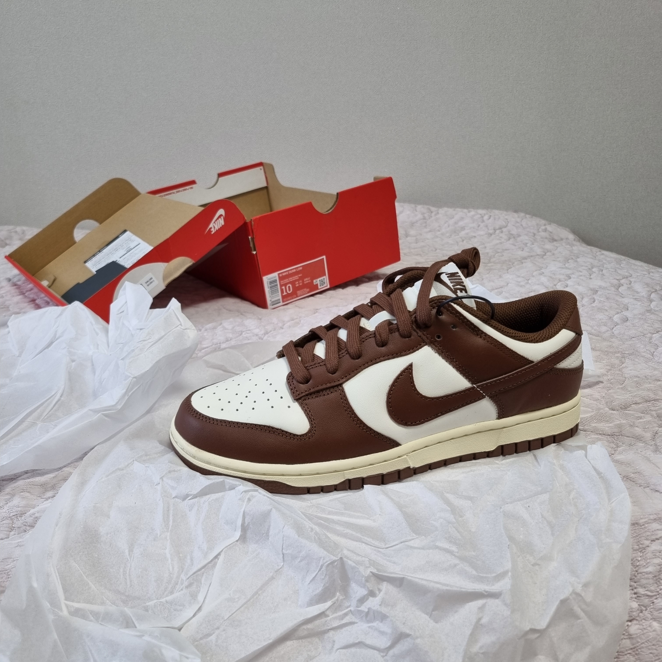 (W) Nike Dunk Low Sail Cacao Wow 착용 스타일
