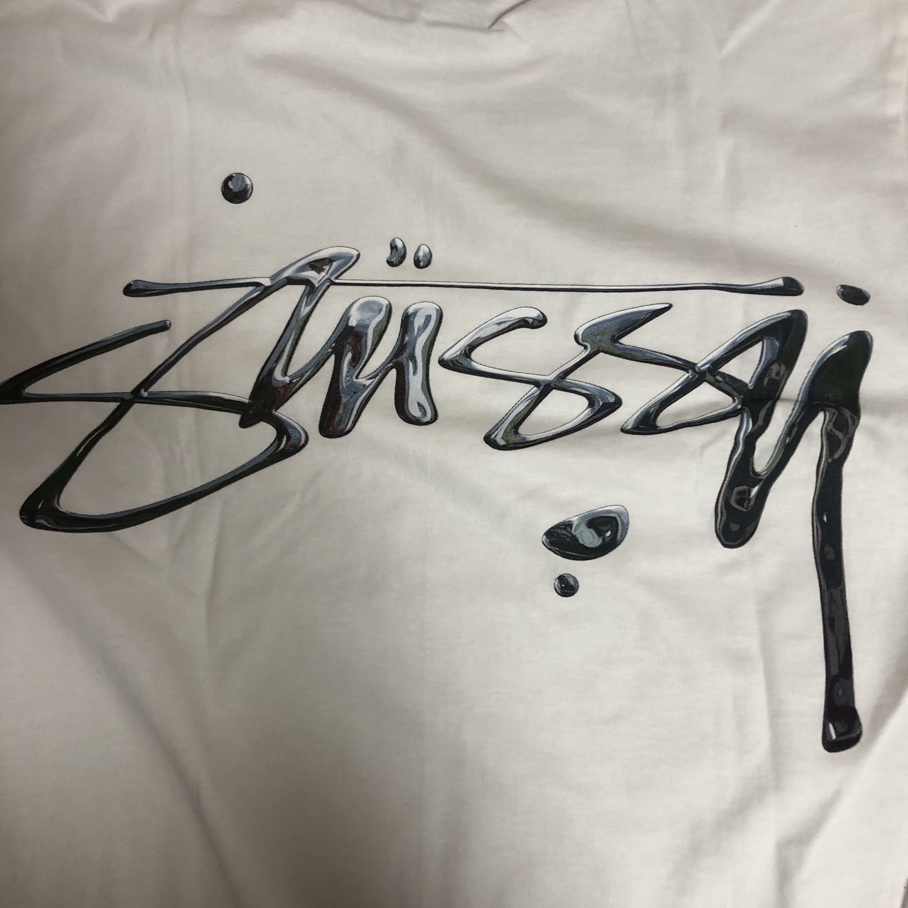 Stussy Mercury T-Shirt White 착용 스타일