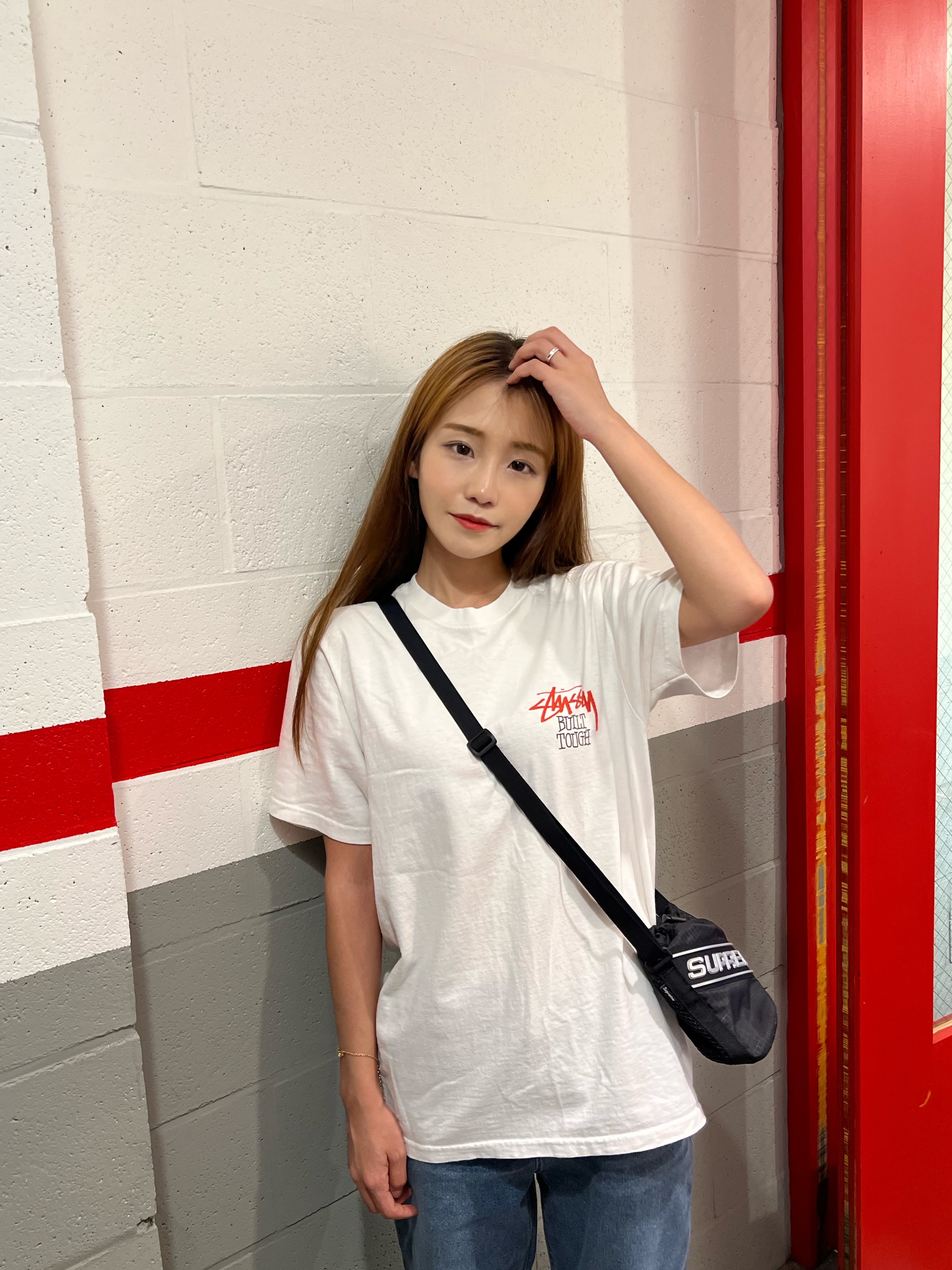 Nike x Tom Sachs General Purpose Shoe Archive, Stussy Built Tough T-Shirt White 착용 스타일 - 2