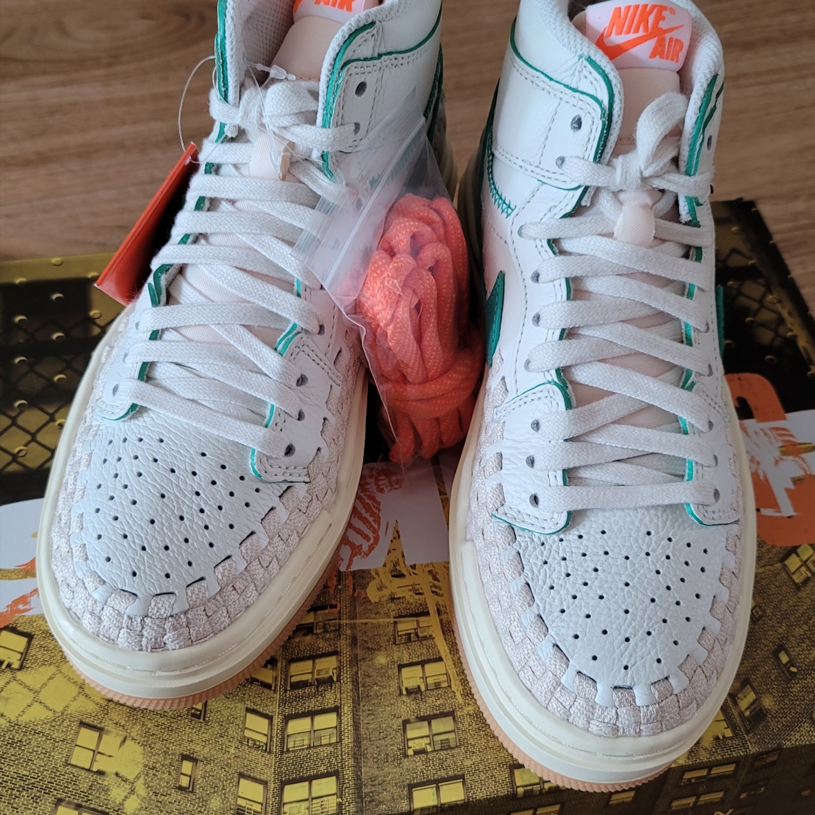 (W) Jordan 1 x Bephies Beauty Supply x Union Elevate High SP Summer  '96 착용 스타일 - 1