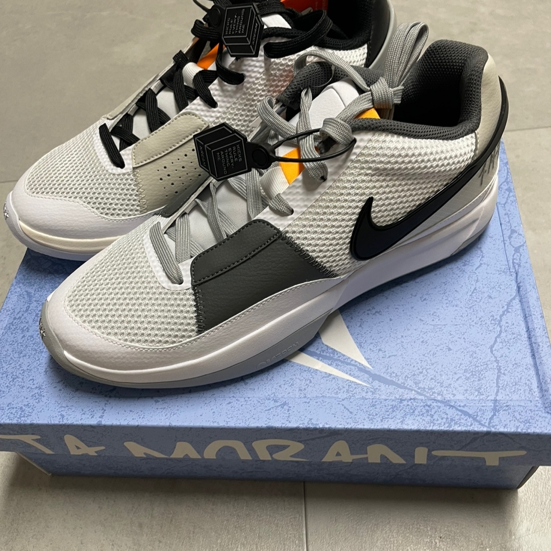 Nike Ja 1 EP Light Smoke Grey 착용 스타일 - 2