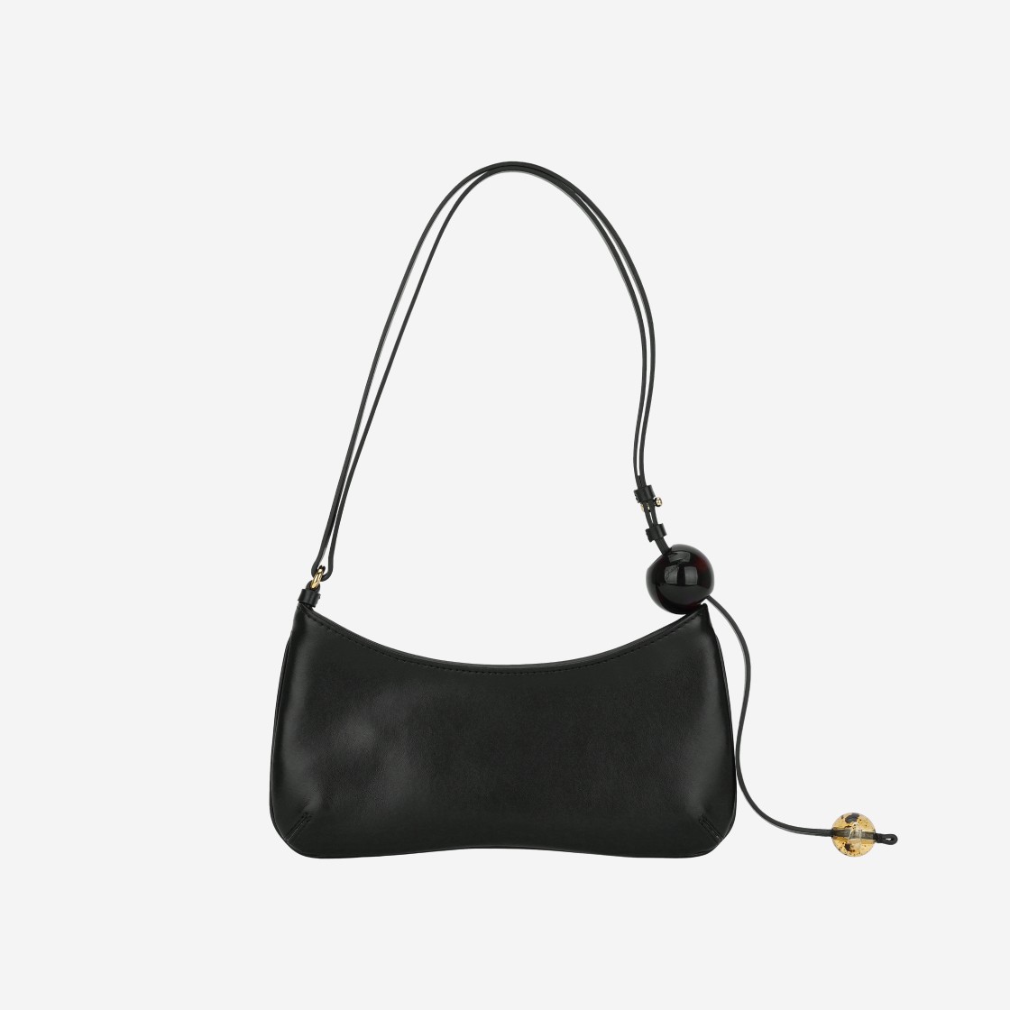 Jacquemus Le Bisou Perle Beaded Shoulder Bag Black 상세 이미지 2