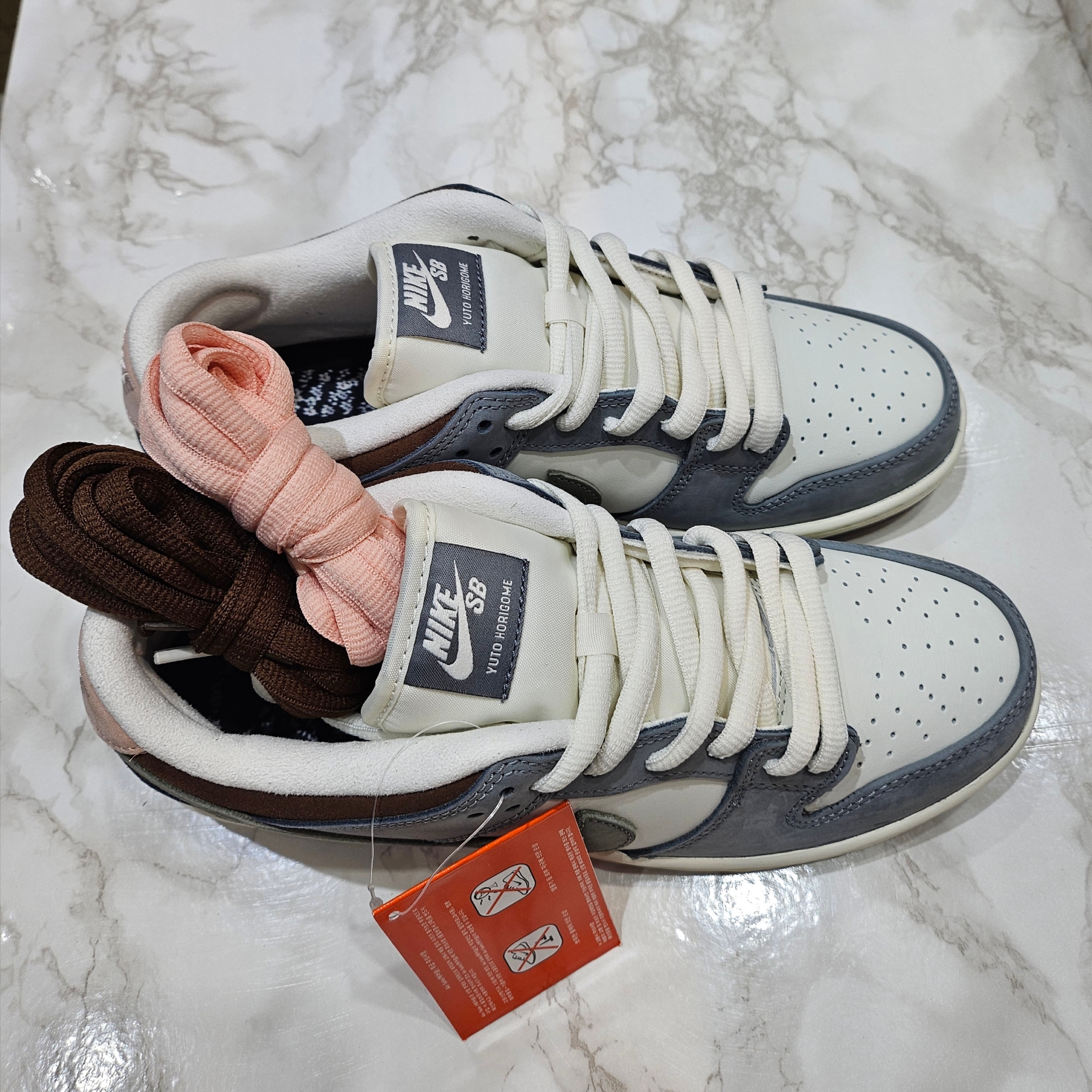 Nike x Yuto Horigome SB Dunk Low Wolf Grey 착용 스타일 - 1