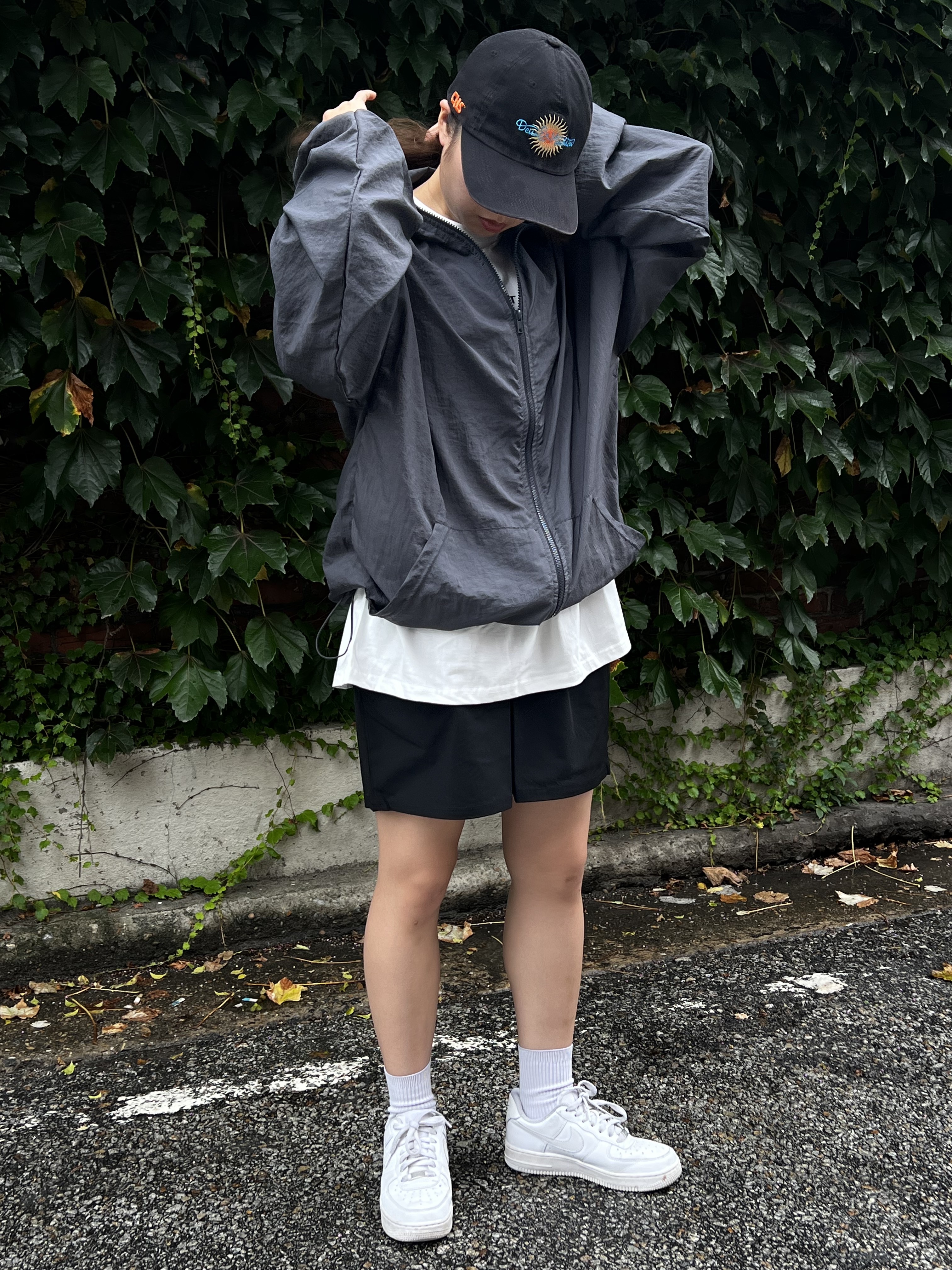 (W) Nike Air Force 1 '07 Low White 착용 스타일