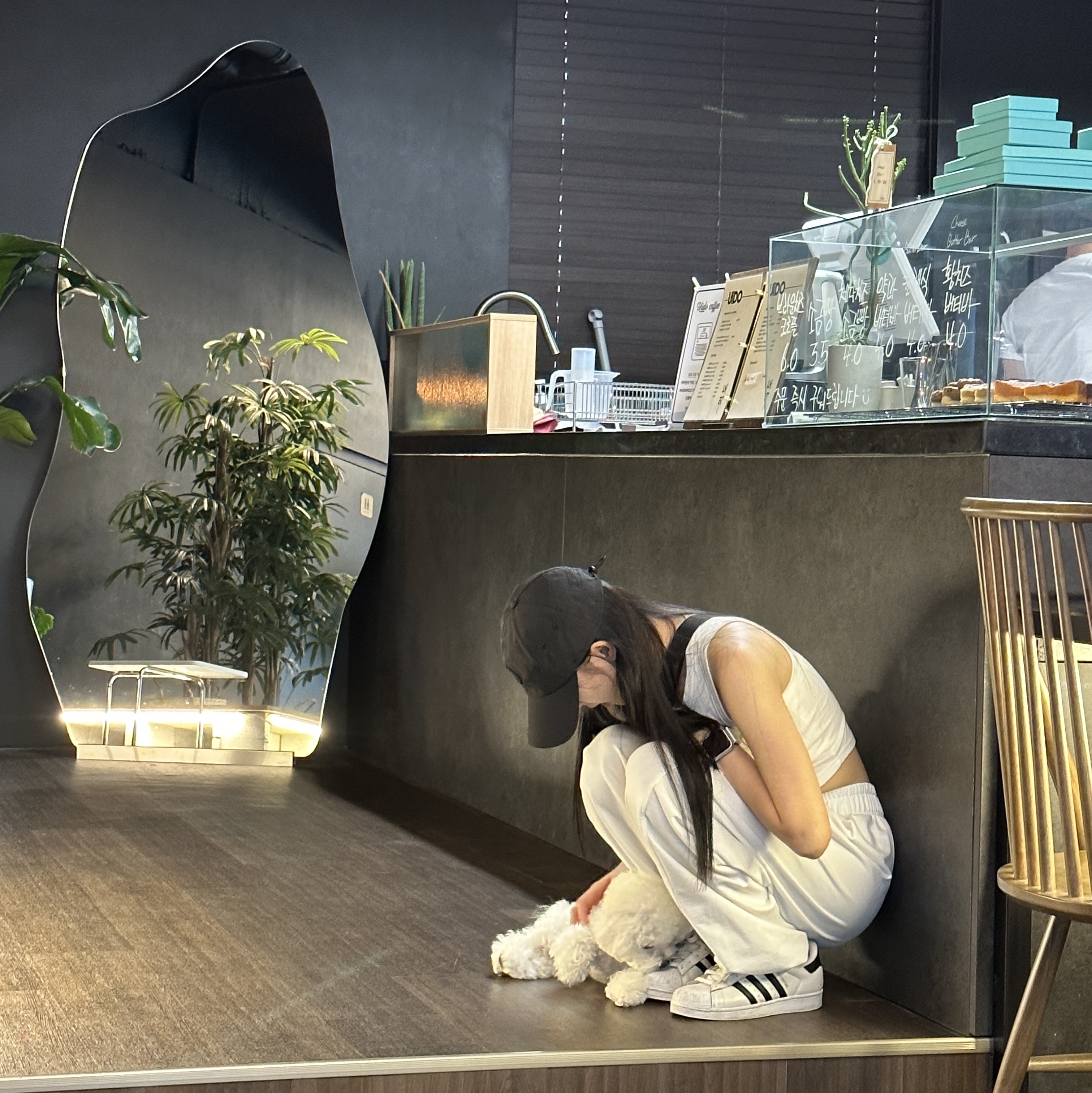 Adidas Superstar White Black 착용 스타일 - 1