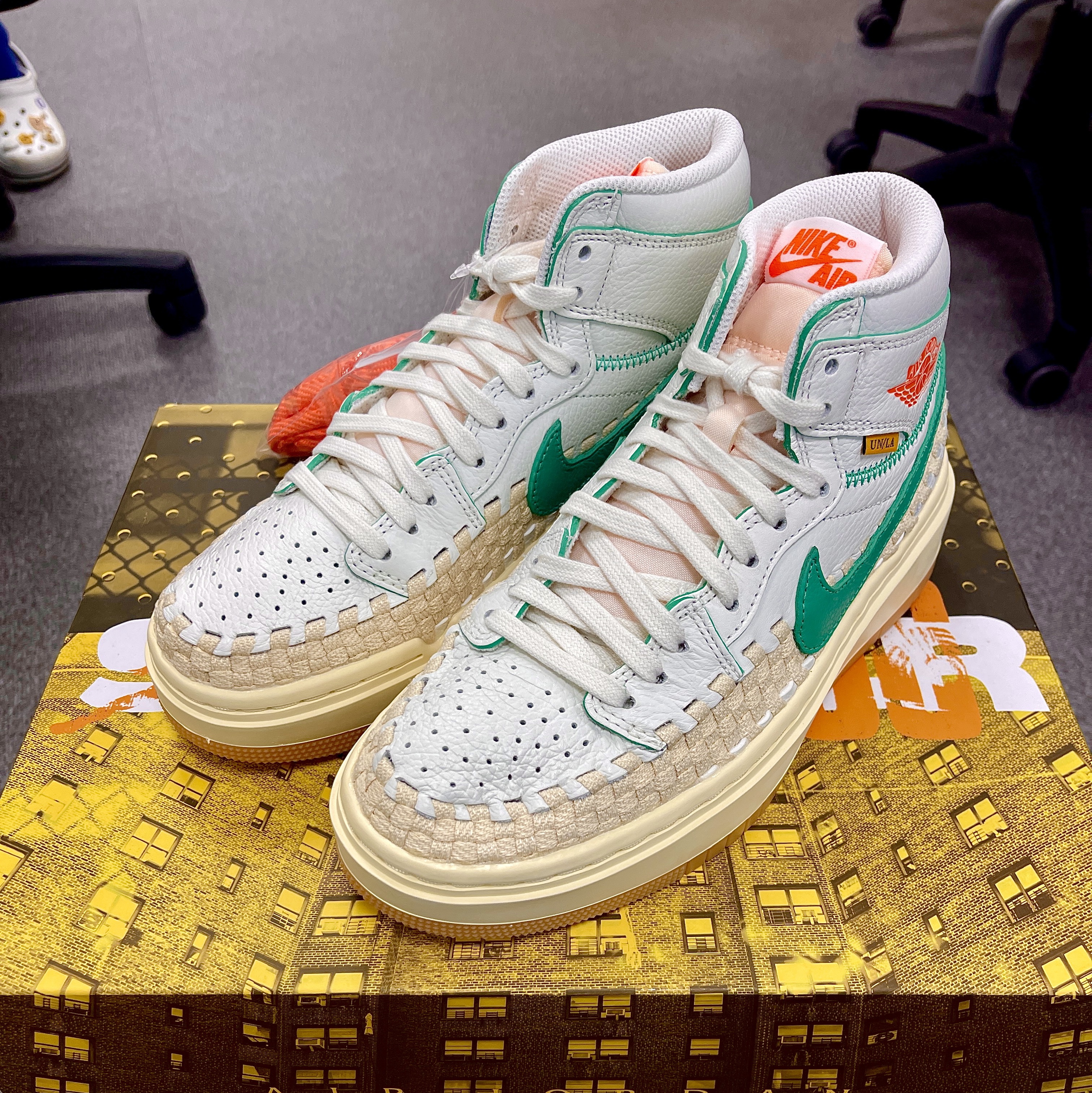 (W) Jordan 1 x Bephies Beauty Supply x Union Elevate High SP Summer  '96 착용 스타일 - 1