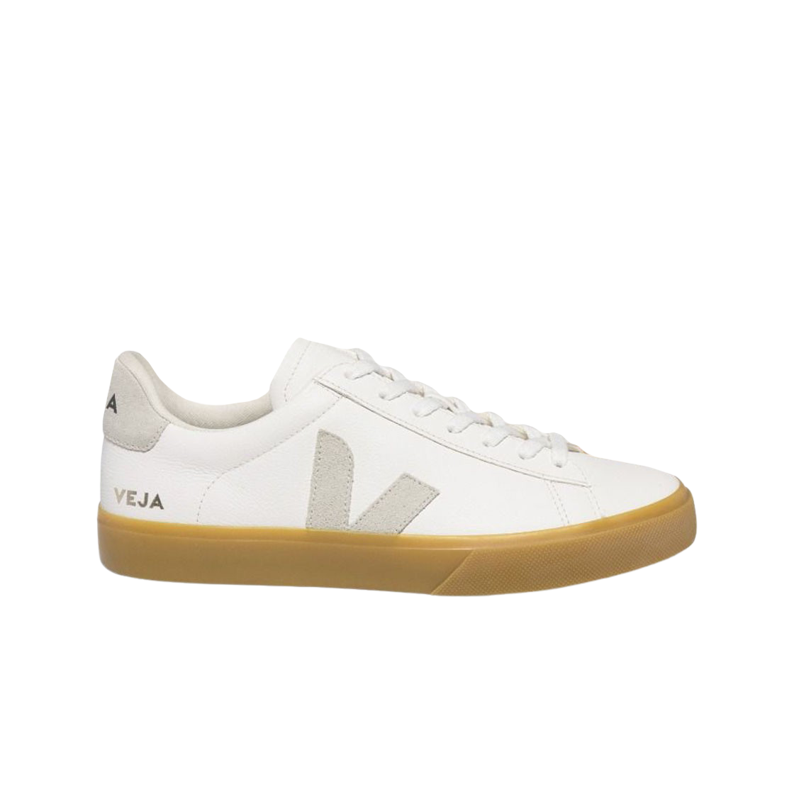 베자 캄포 크롬프리 레더 화이트 내츄럴 내츄럴(Veja Campo Chromefree Leather White Natural Natural) - 1
