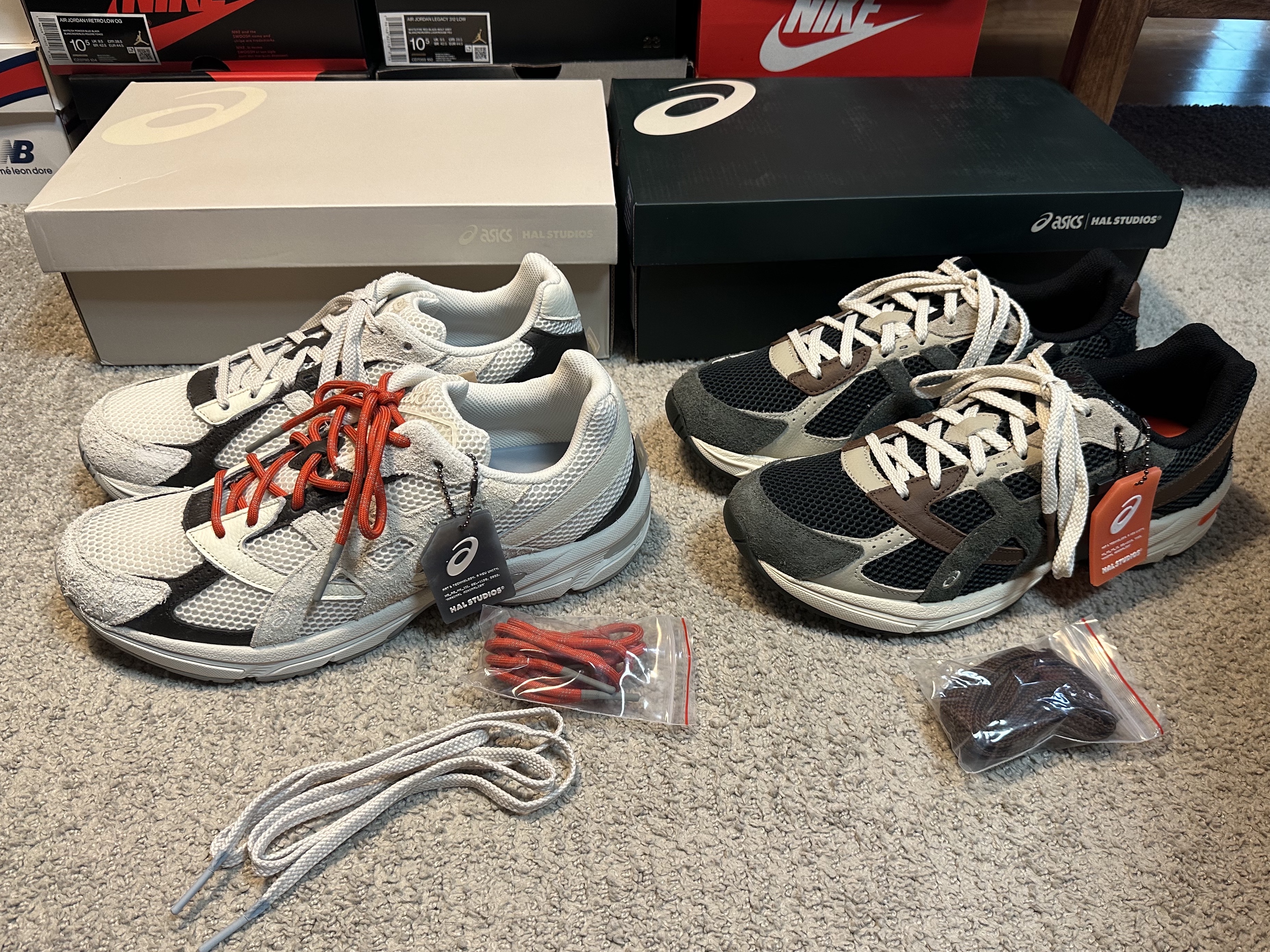 Asics x Hal Studios Gel-1130 MK-III Glacier, Asics x Hal Studios Gel-1130 MK-II Forest 착용 스타일 - 1
