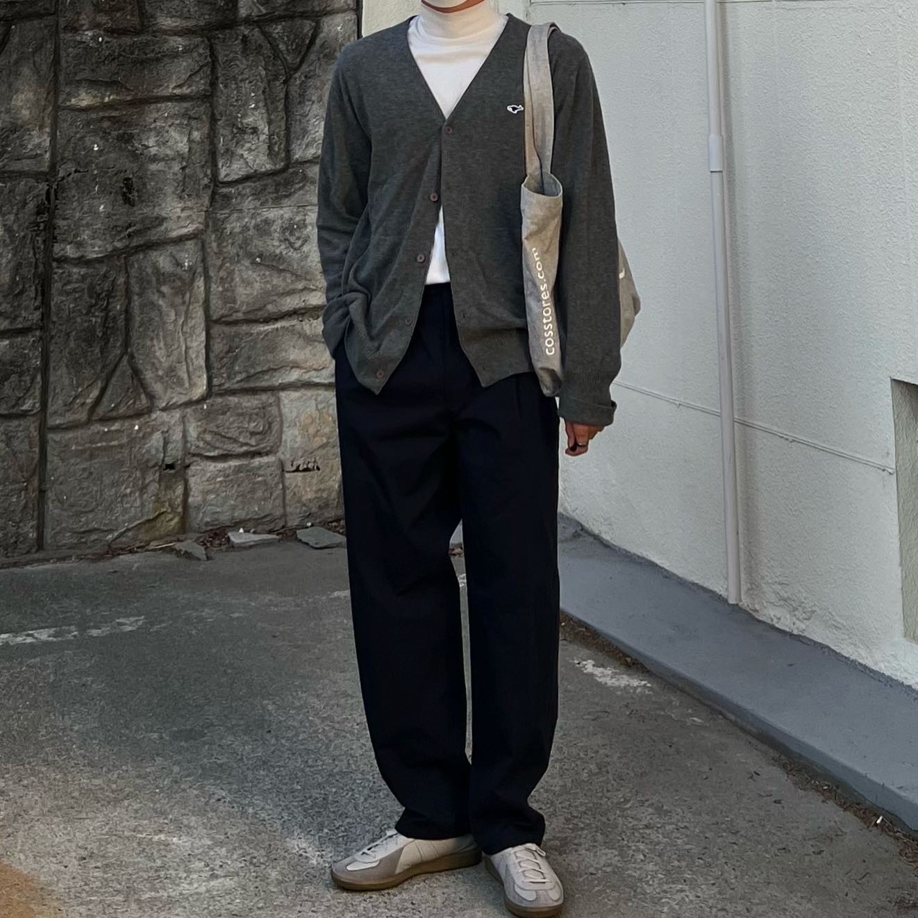 Reproduction of Found German Military Trainer 1700IN Light Gray 착용 스타일 - 2