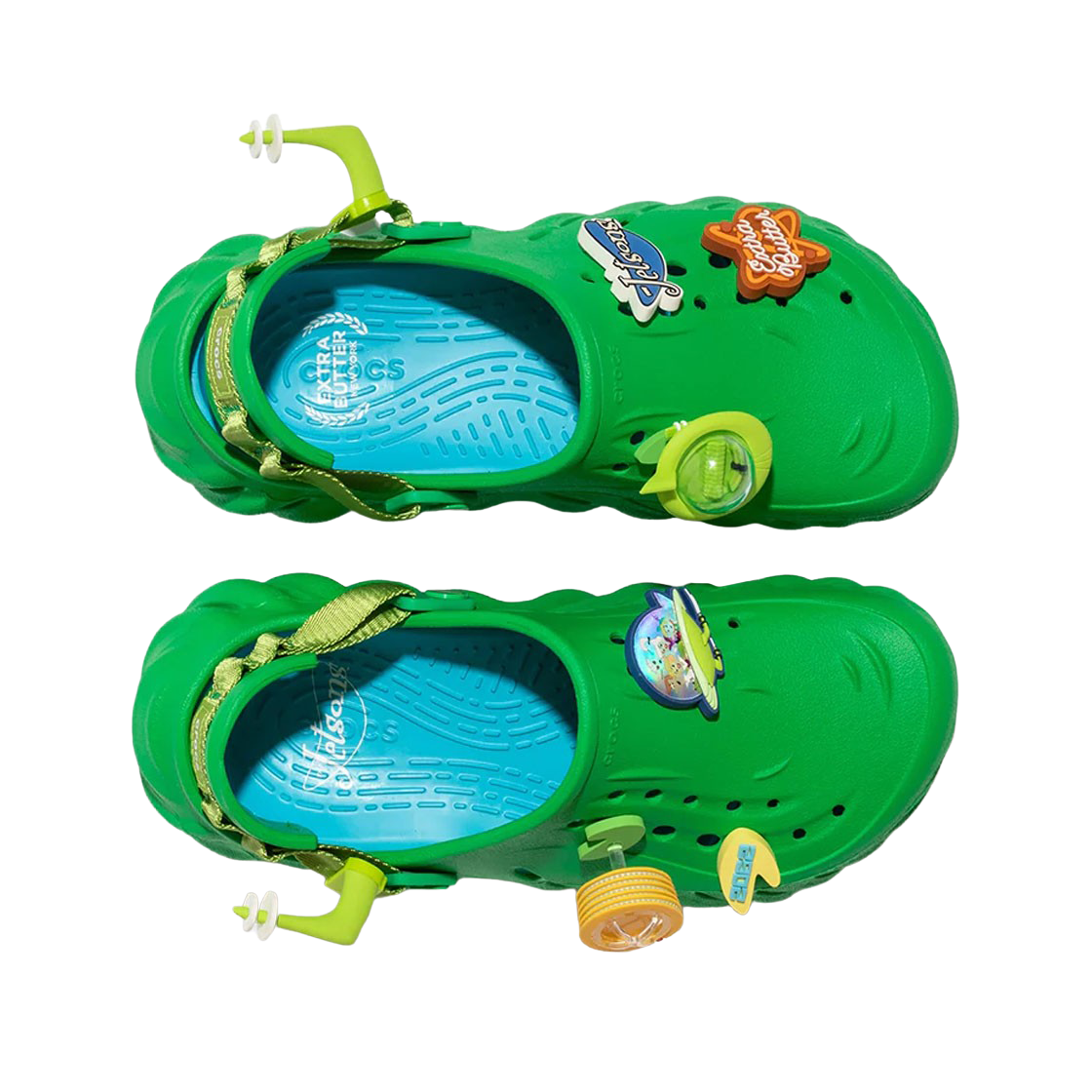크록스 x 더 젯슨 x 엑스트라 버터 에코 클로그 그래스 그린(Crocs x The Jetsons x Extra Butter Echo Clog Grass Green) - 2