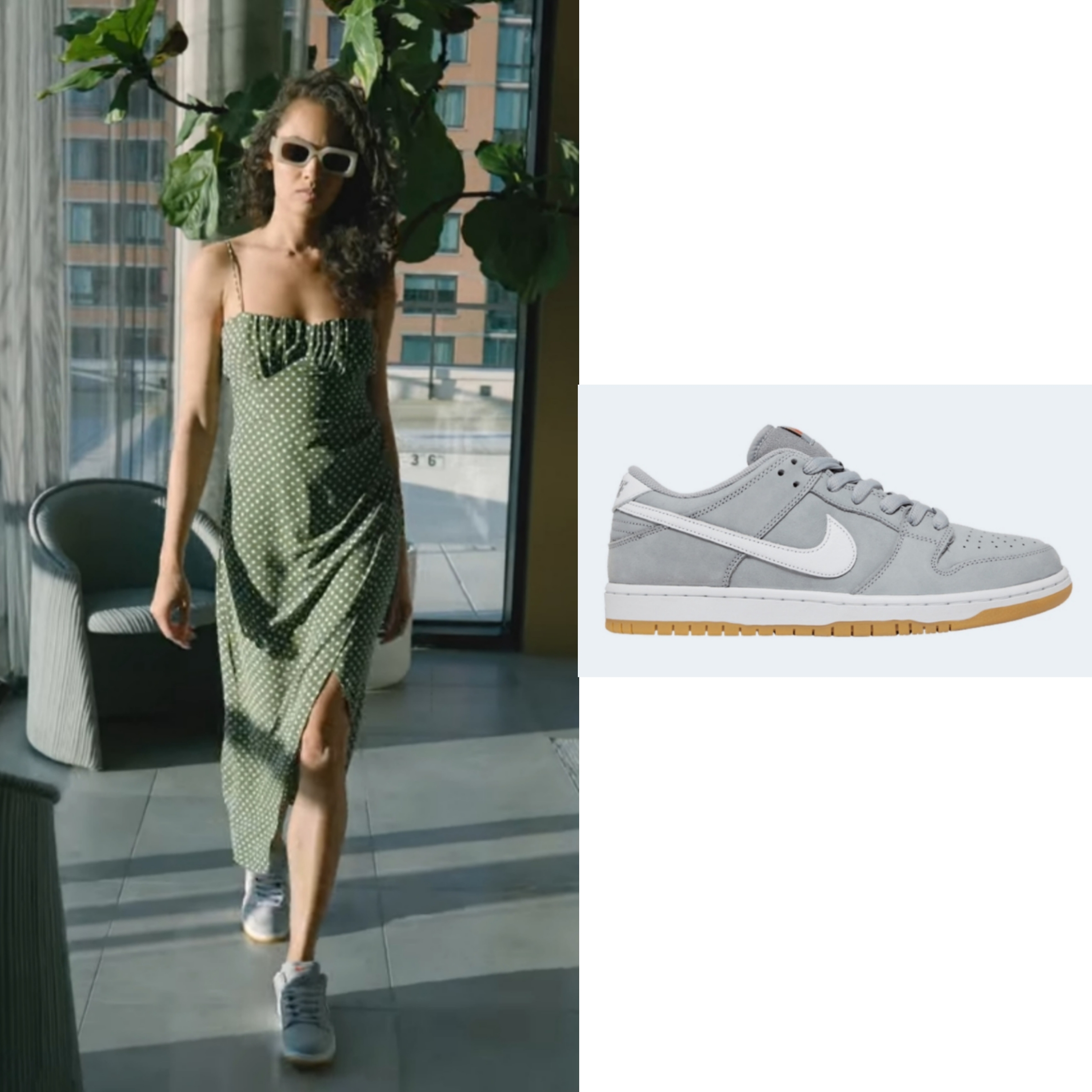 Nike Dunk Low Pro SB Wolf Grey White 착용 스타일