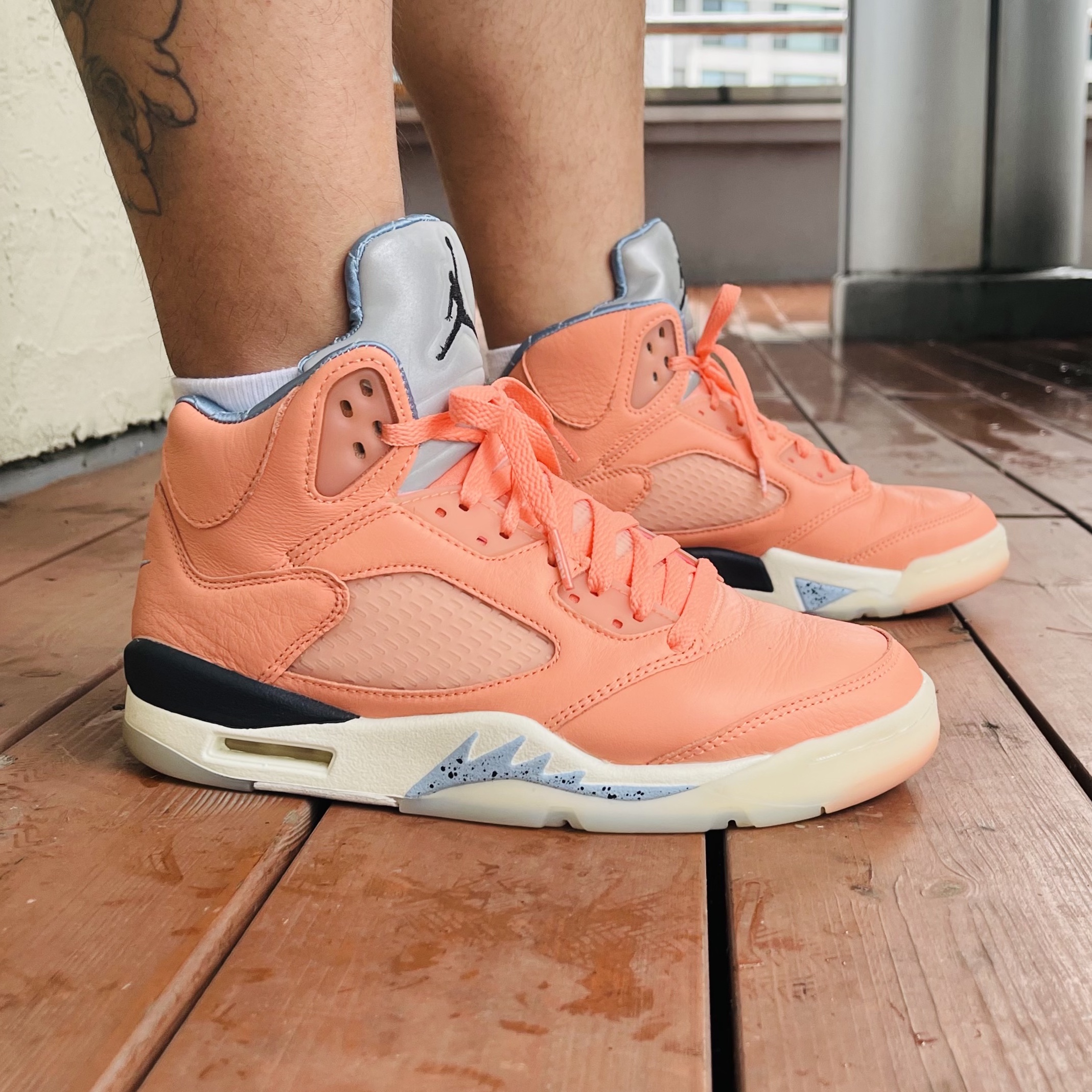 Jordan 5 x DJ Khaled Retro SP Crimsson Bliss 착용 스타일