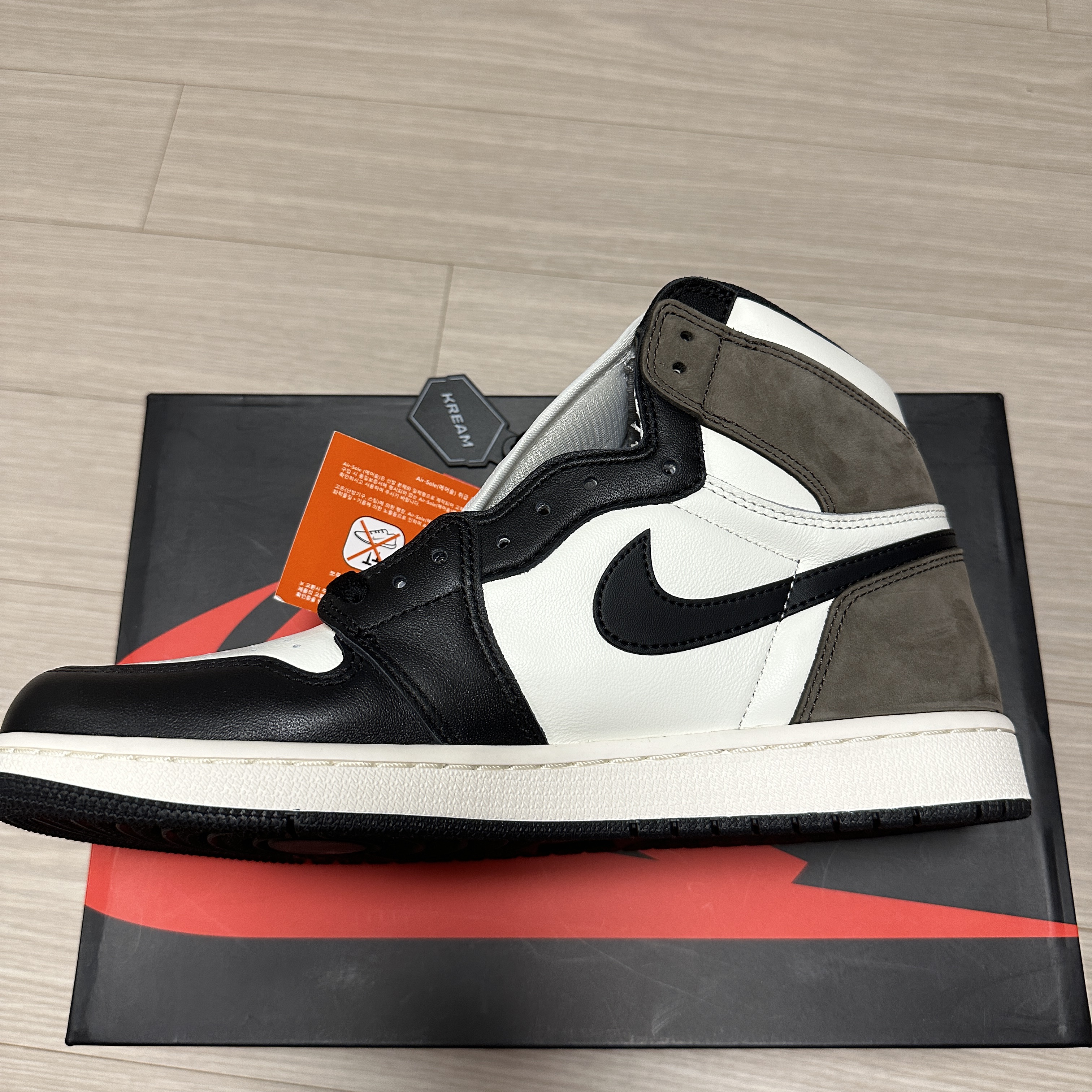 Jordan 1 Retro High OG Black Mocha 착용 스타일 - 1