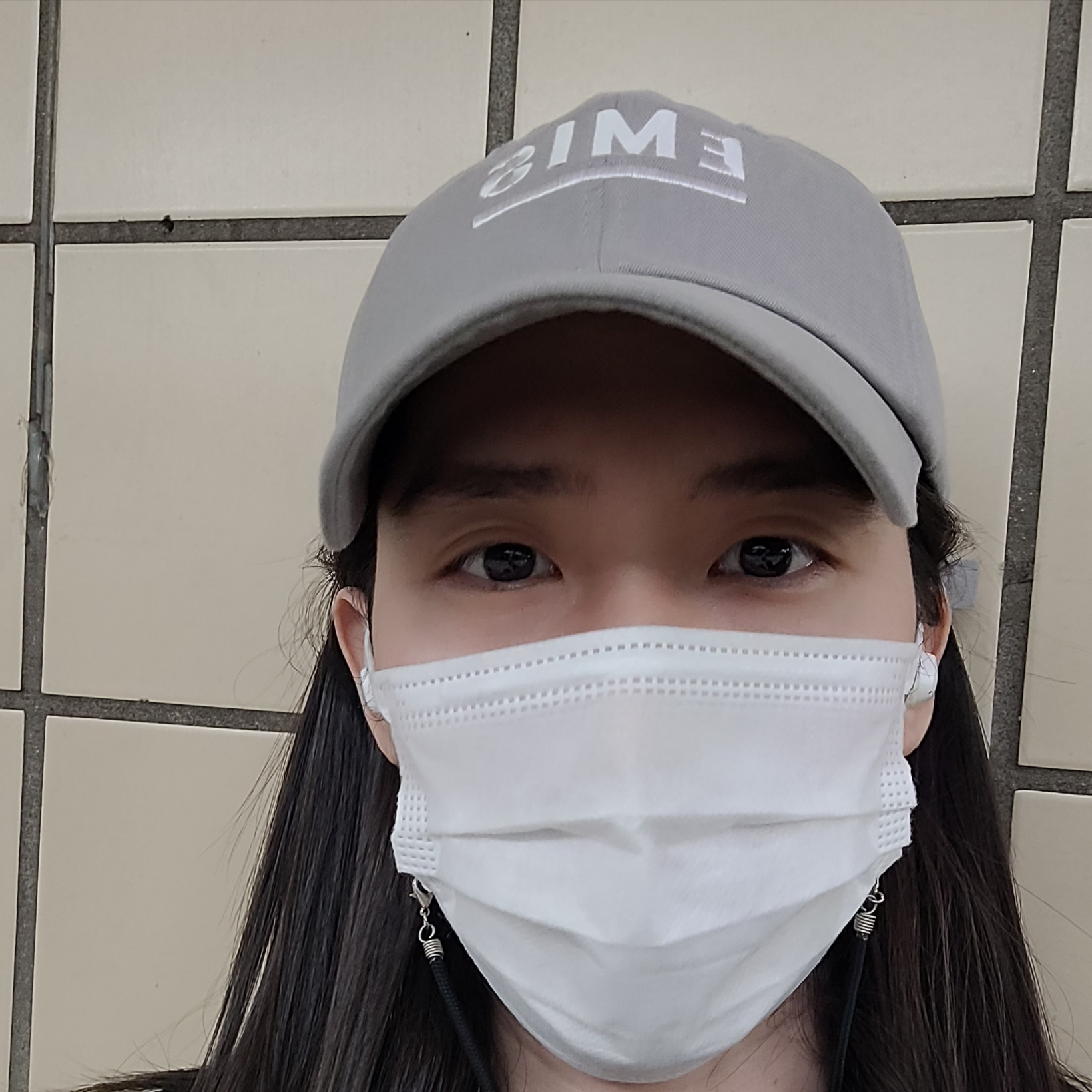 Emis EP13 Ball Cap Gray 착용 스타일