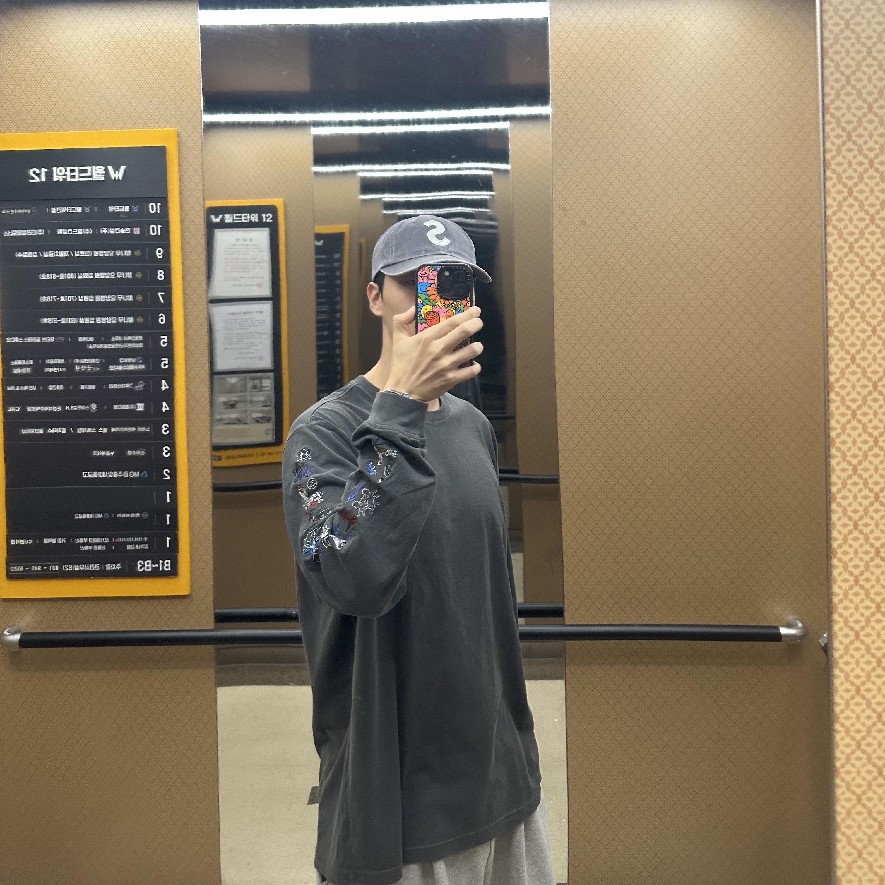 Supreme Aoi Icons L/S Top Black - 23SS 착용 스타일