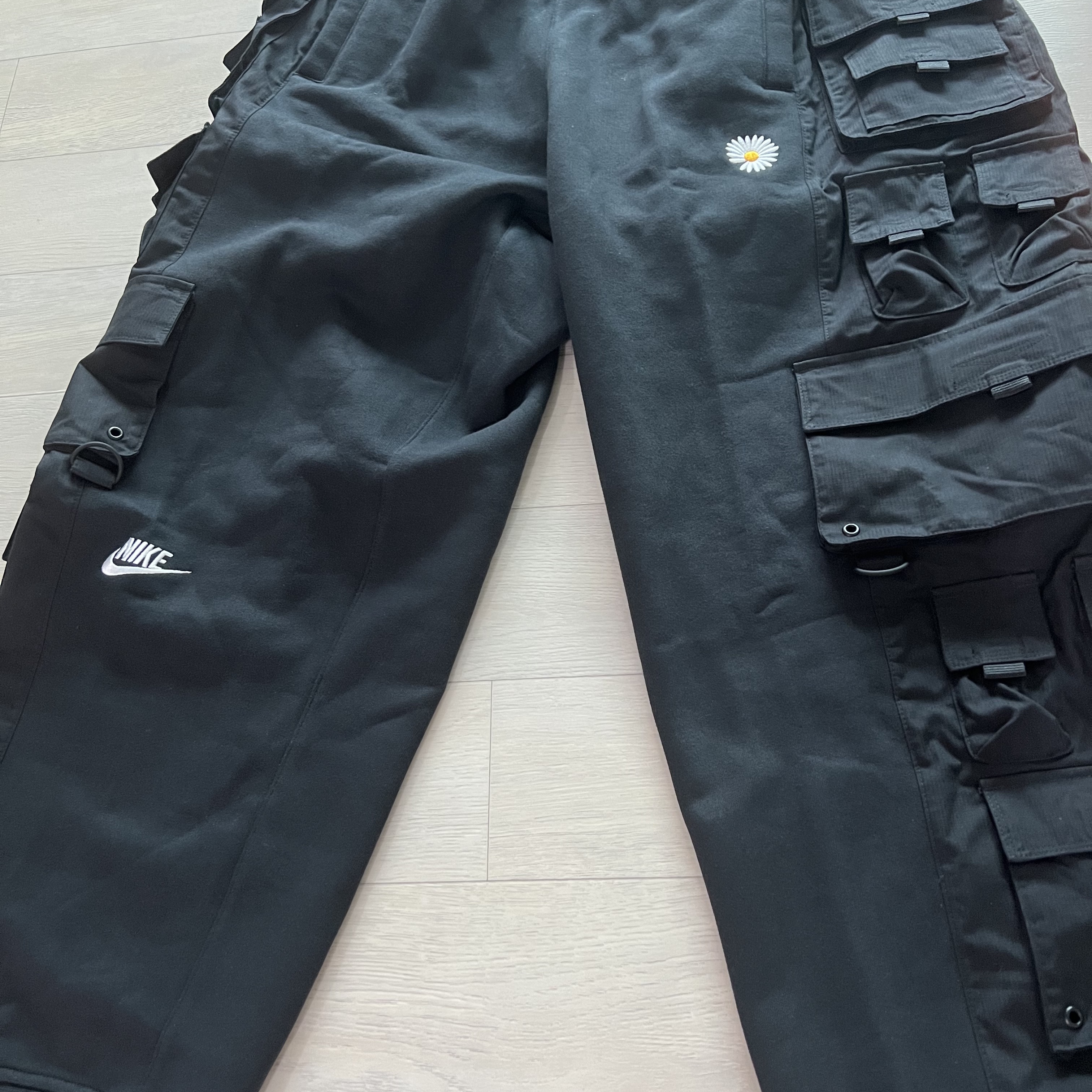 Nike x Peaceminusone Wide Pants Black (DR0095-010), Nike x Peaceminusone Wide Pants Black (DR0096-010) 착용 스타일 - 1