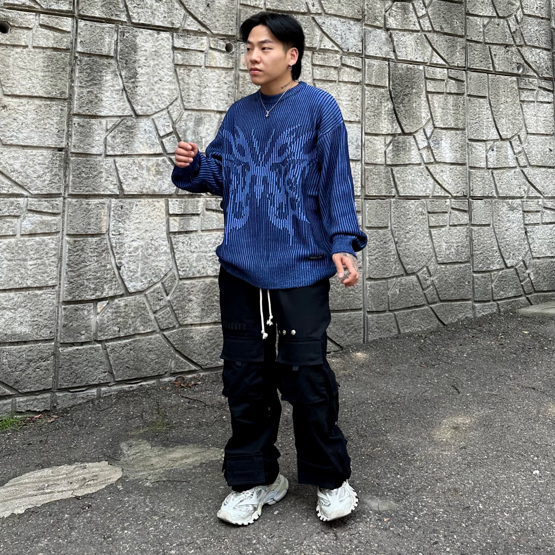 Balenciaga Track.2 Sneakers White 착용 스타일 - 3