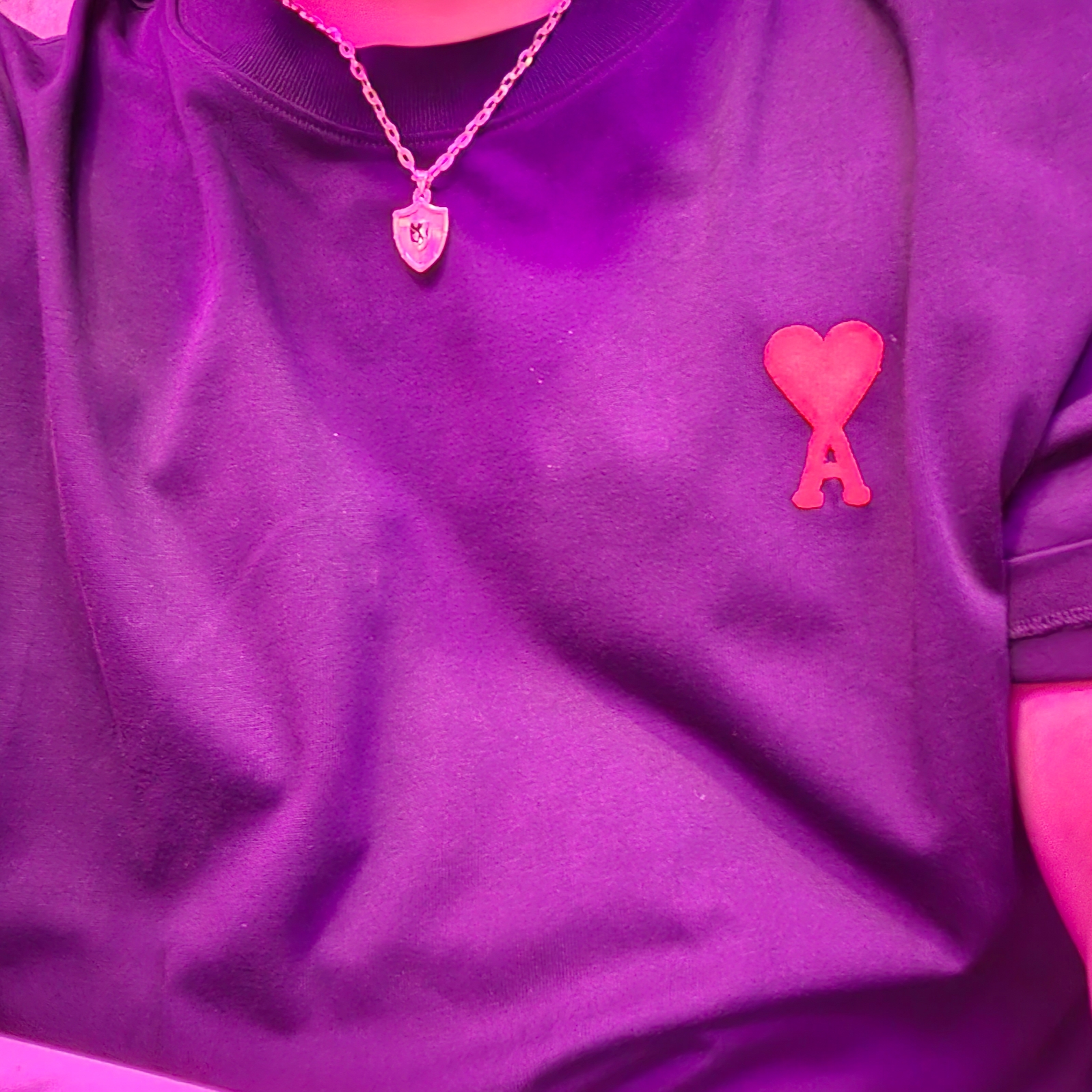 AMI de Coeur T-Shirt Black 착용 스타일