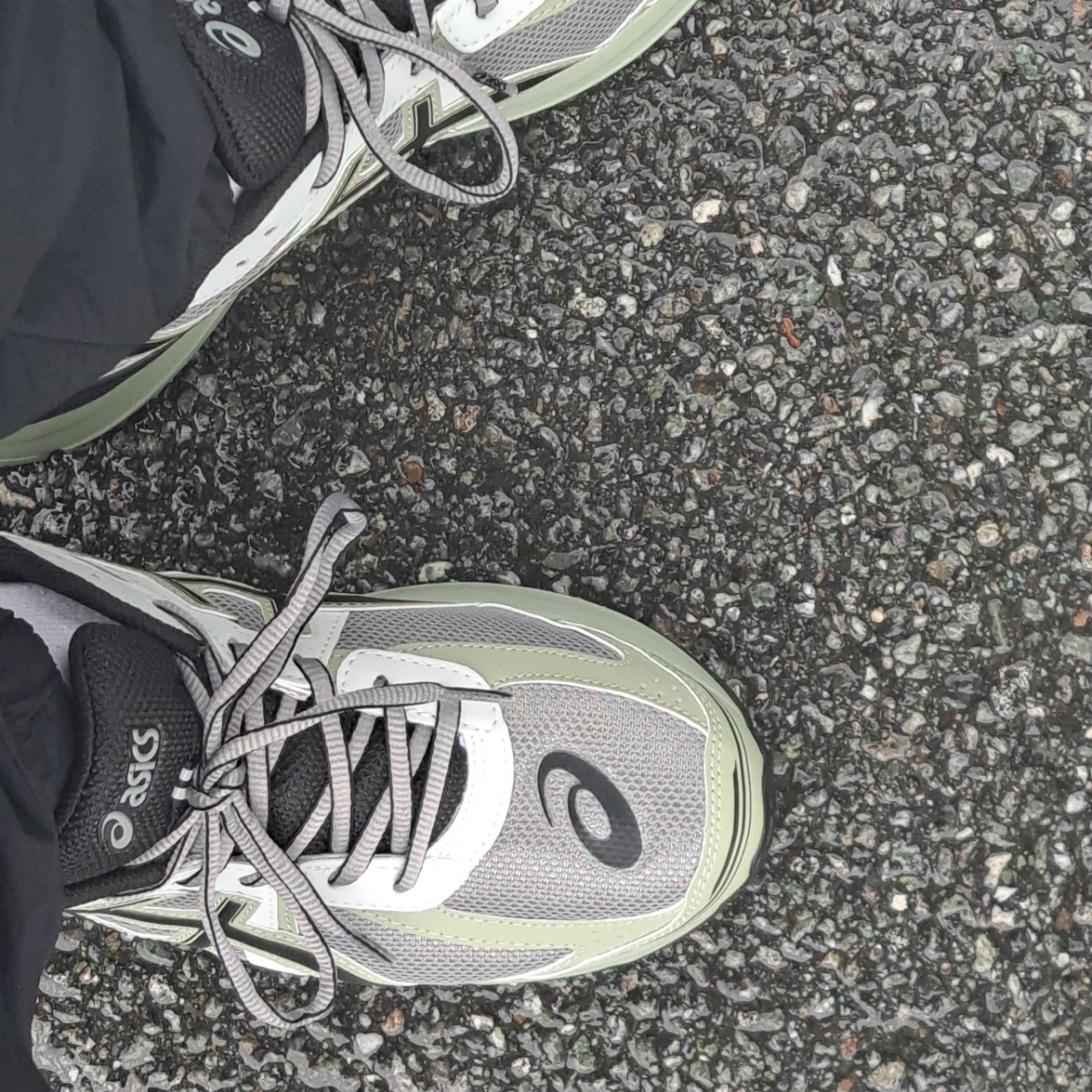 Asics Jog 100 S Sheet Rock - 2E Wide 착용 스타일