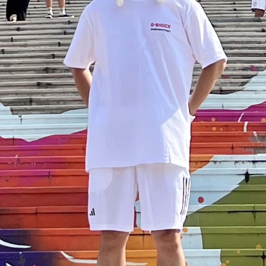 Thisisneverthat x Casio G-Shock 40th Anniversary T-Shirt White 착용 스타일