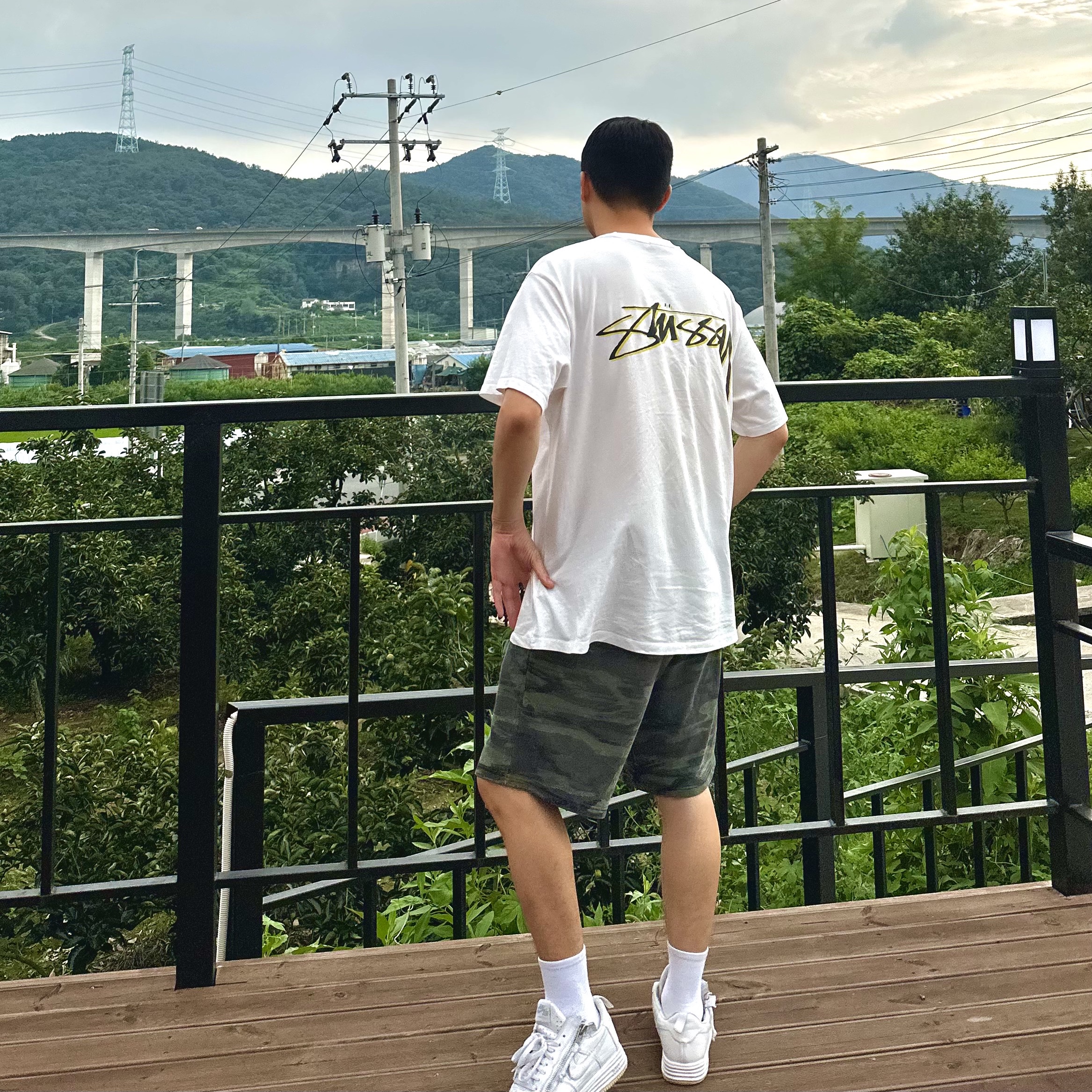 Stussy x Our Legacy Drop Shadow T-Shirt Natural, Nike x Acronym Lunar Force 1 SP AF100 착용 스타일