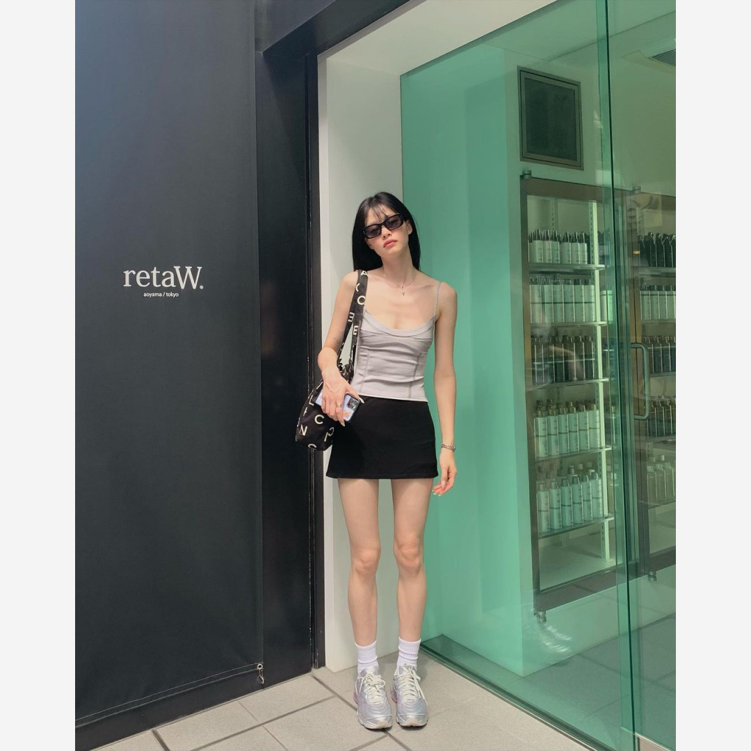 (W) Puma x Dua Lipa Cell Dome King ML Trainer Silver Pink 착용 스타일 - 4
