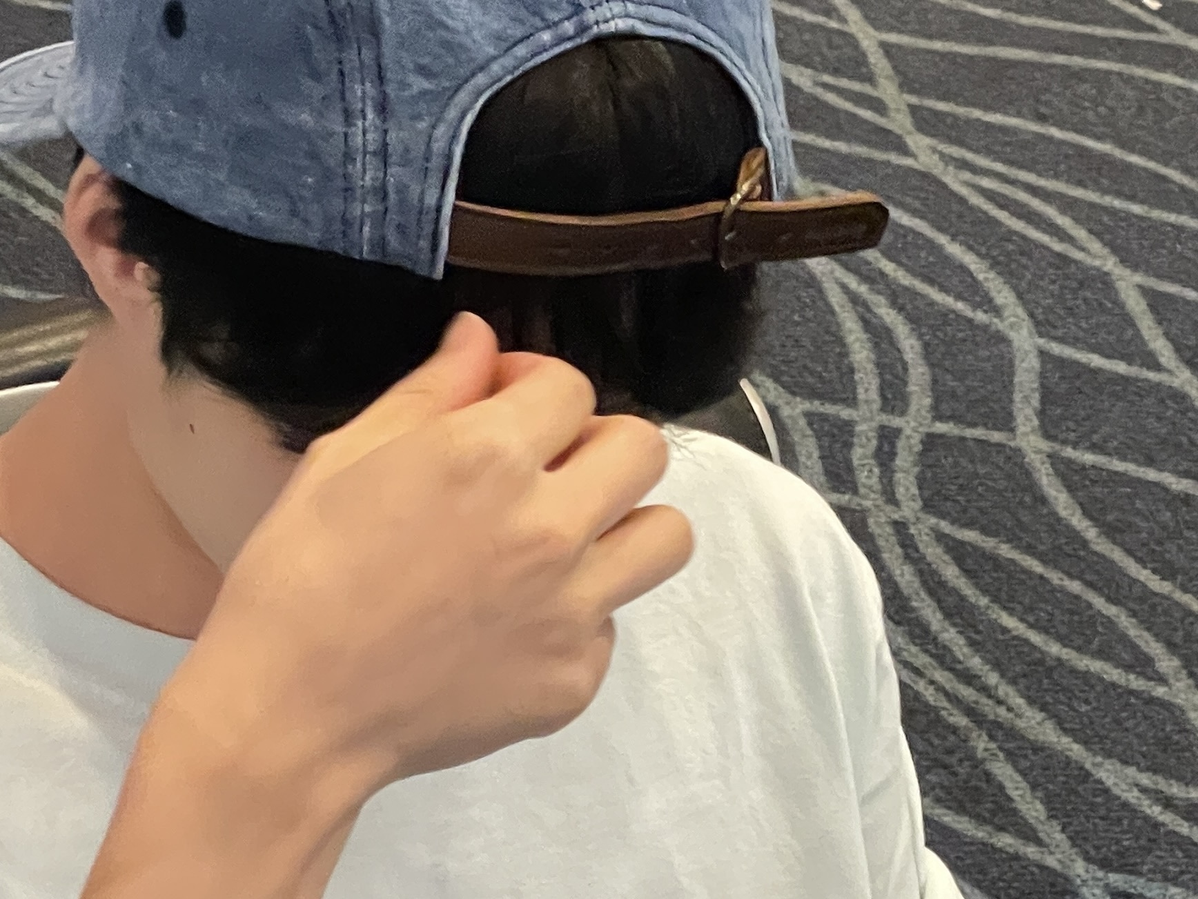 Supreme Washed Chino Twill Camp Cap Denim - 23FW 착용 스타일 - 2