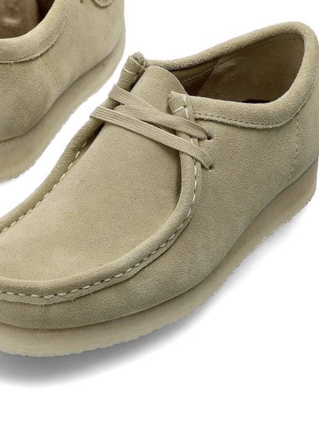 Clarks Wallabee Maple Suede 착용 스타일