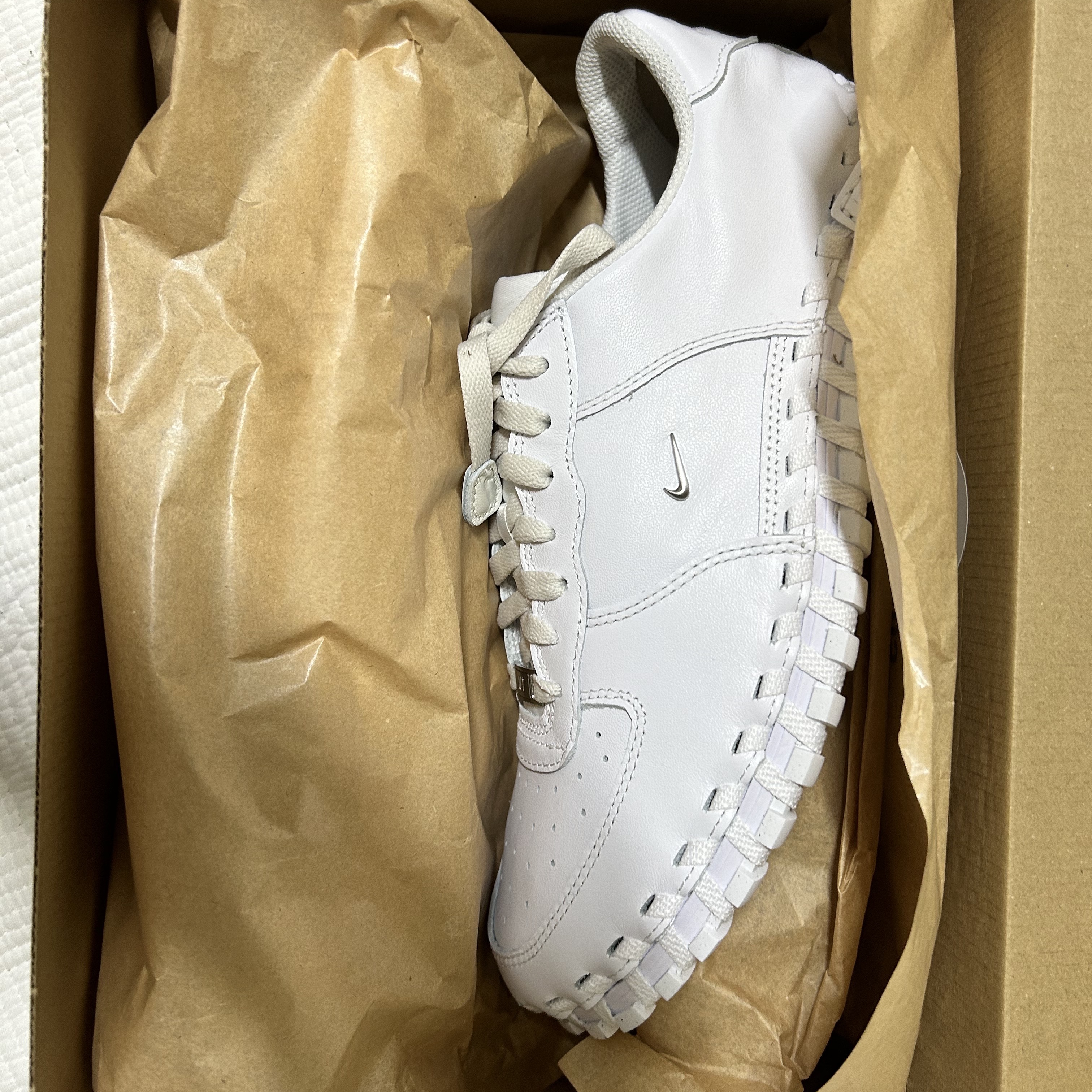 Nike x Jacquemus J Force 1 Low LX SP White 착용 스타일