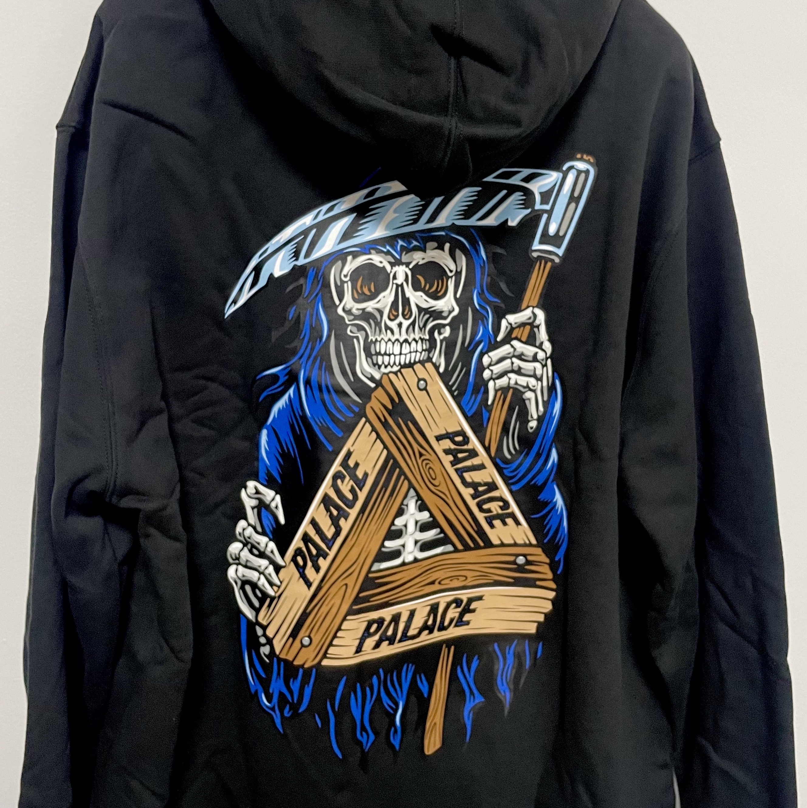 Palace Reaper Hood Black - 23FW 착용 스타일