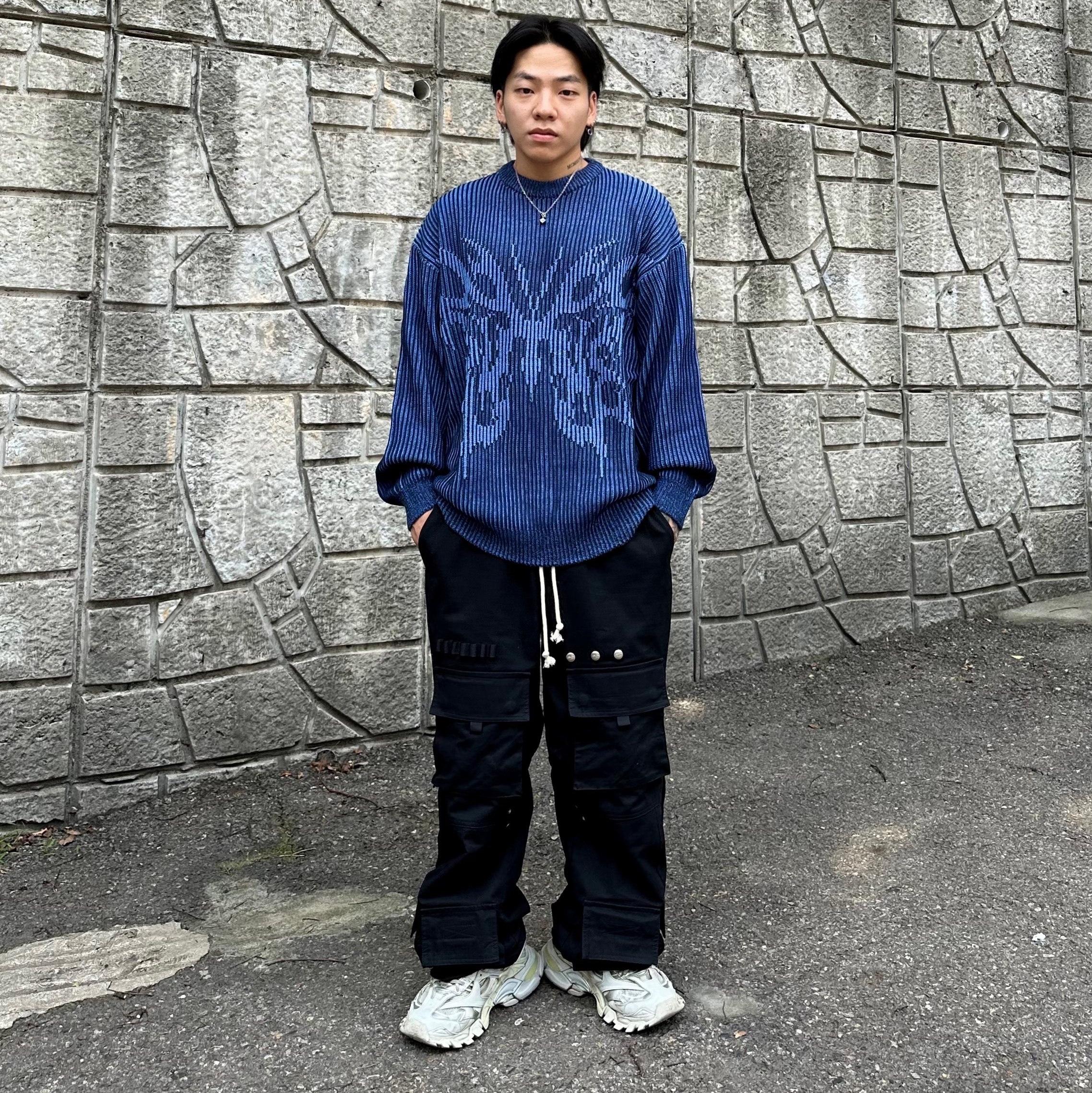 Balenciaga Track.2 Sneakers White 착용 스타일 - 1