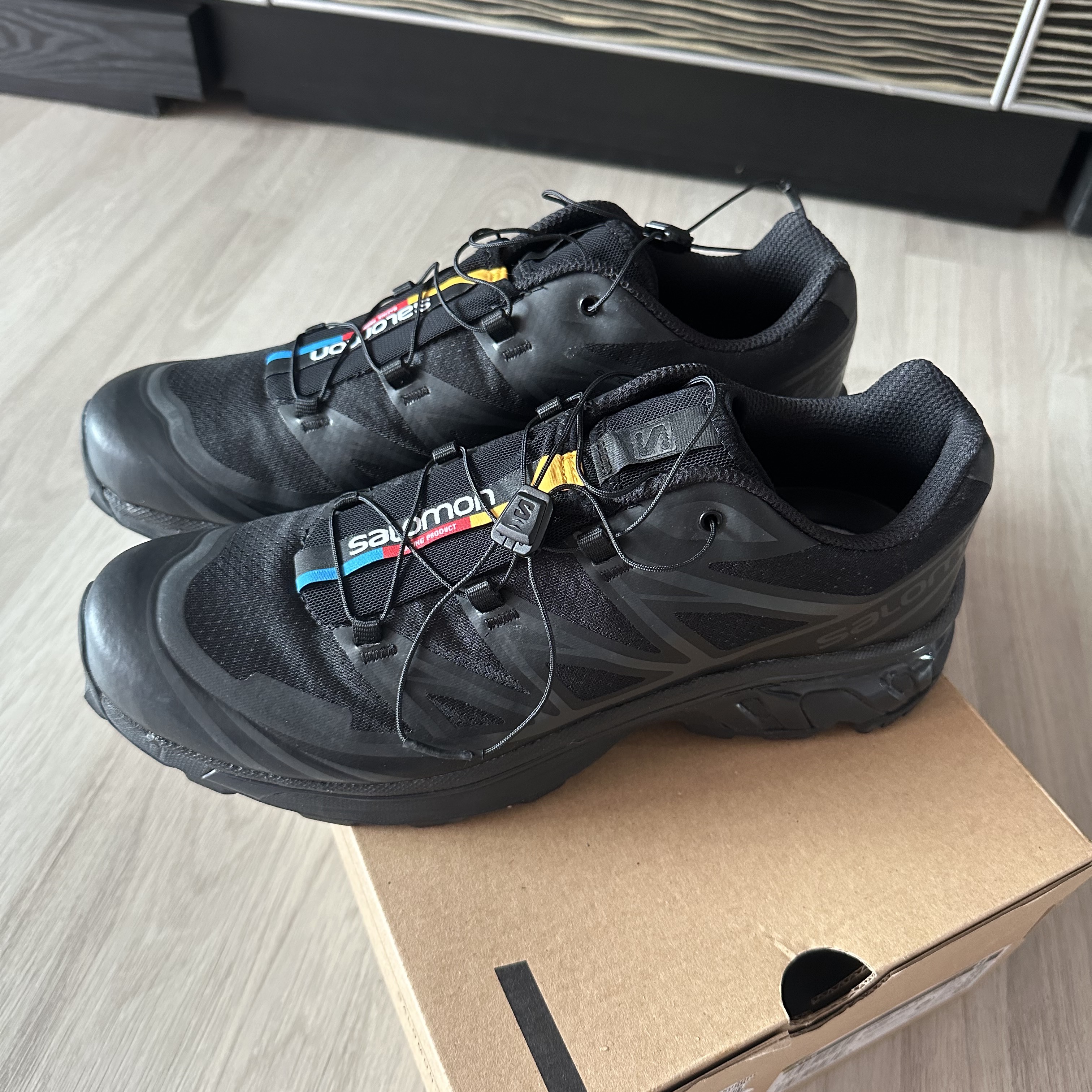 Salomon XT-6 ADV Black 착용 스타일 - 1
