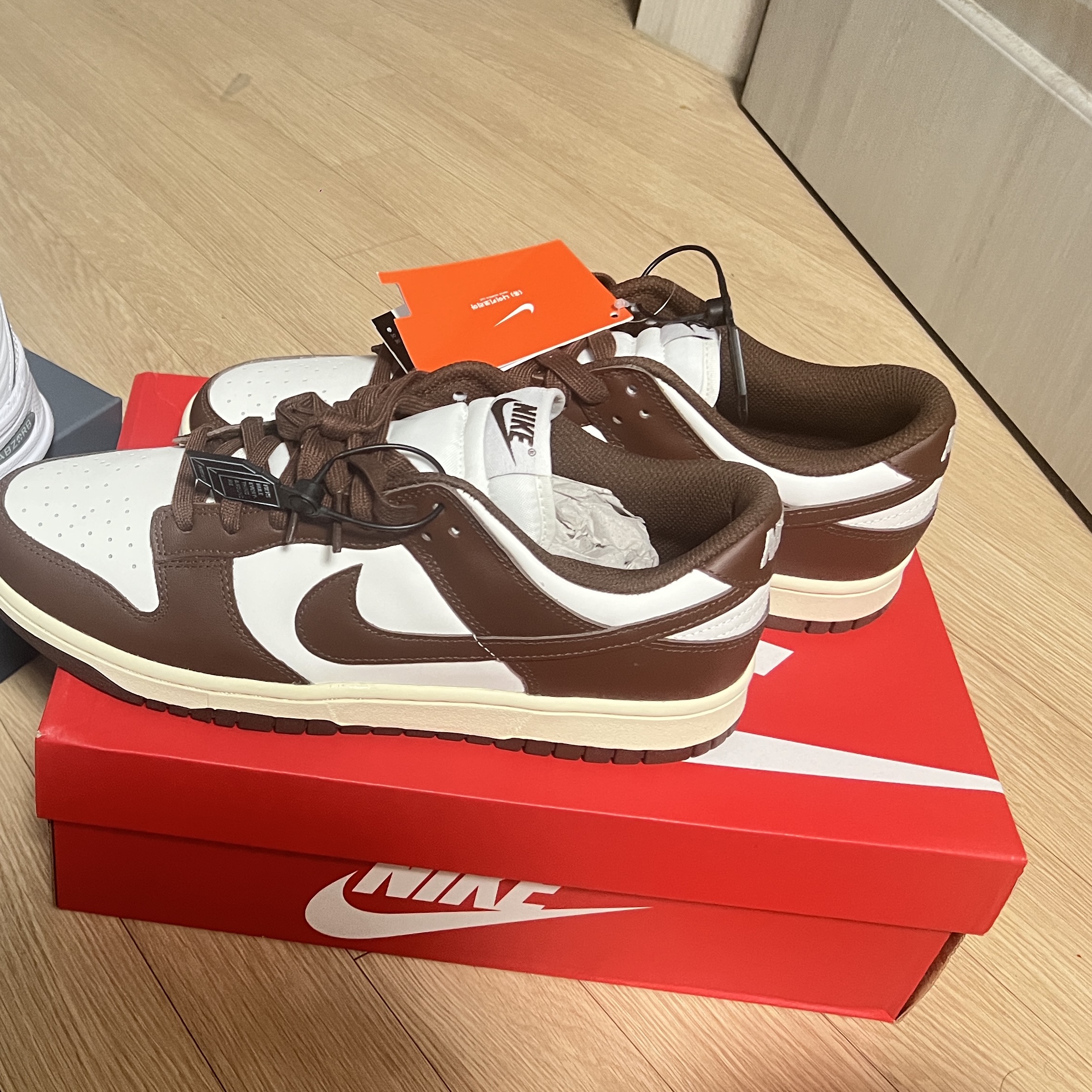 (W) Nike Dunk Low Sail Cacao Wow 착용 스타일