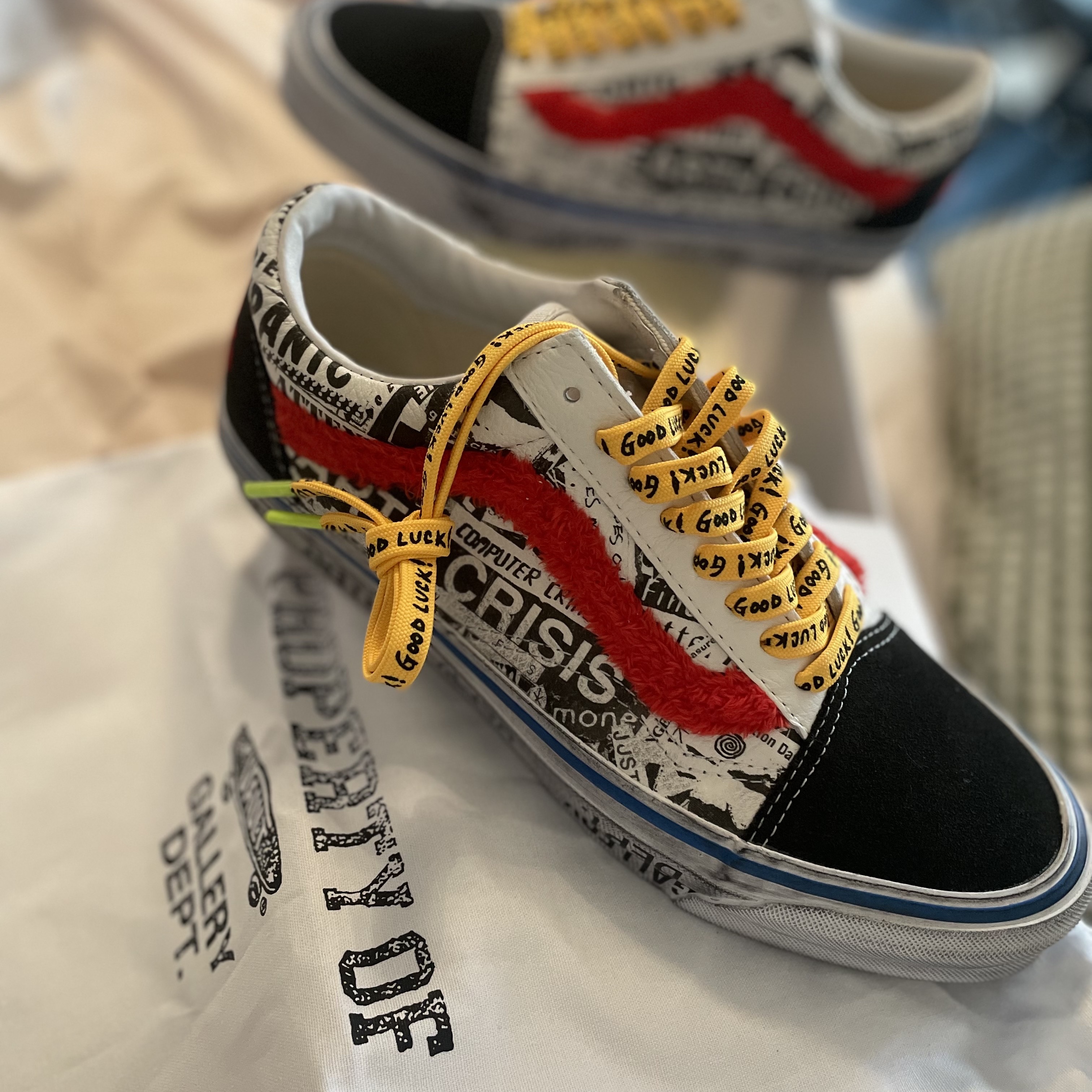 Vans Vault x Gallery Dept. OG Old Skool LX 착용 스타일 - 1