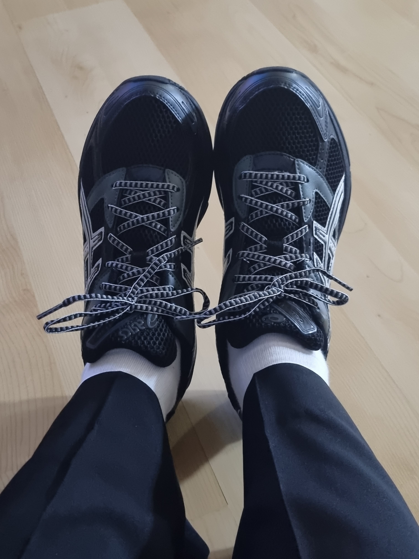 Asics Gel-1130 Black Glacier Grey - Folder Exclusive 착용 스타일
