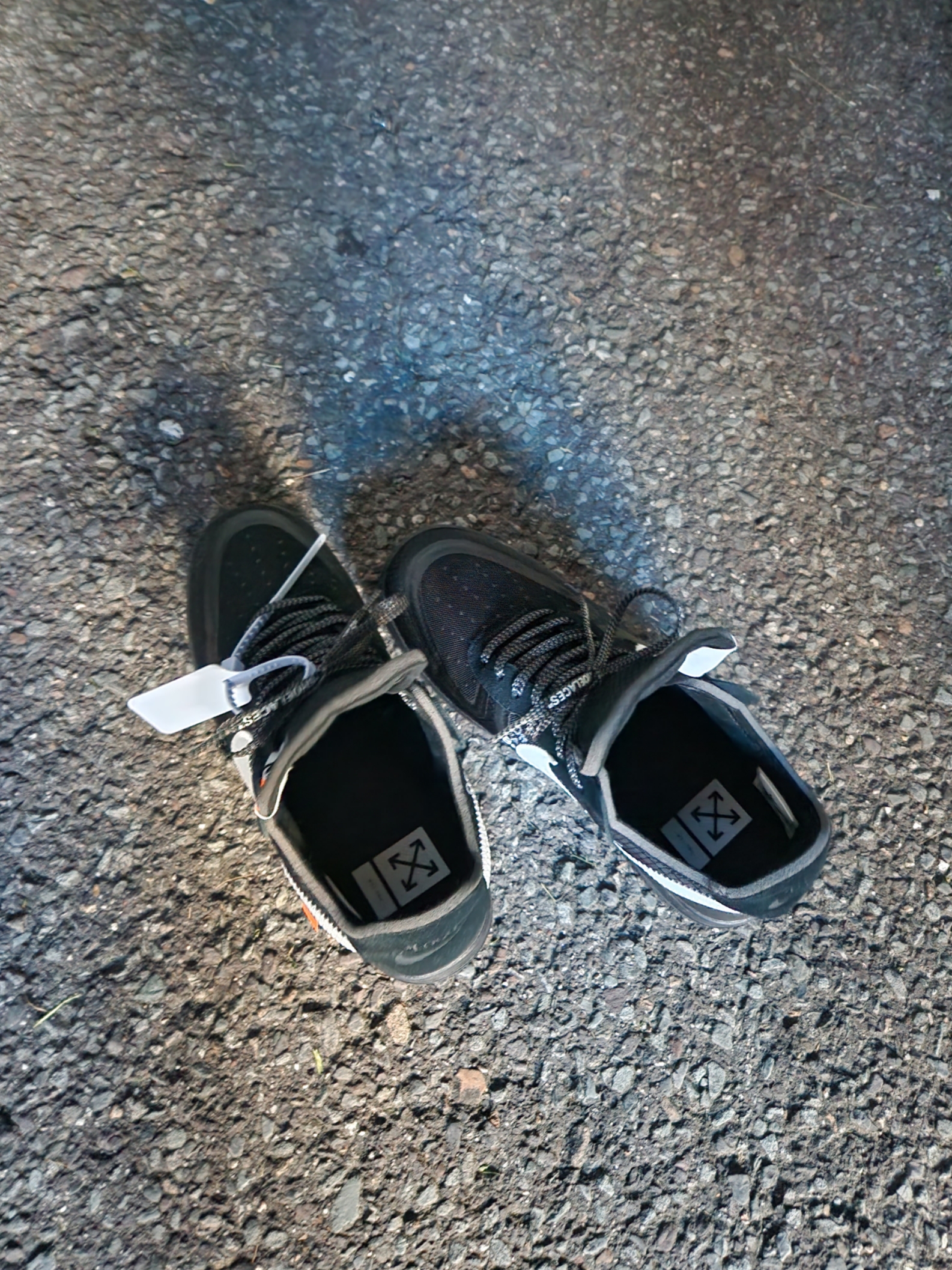 Nike x Off-White Air Force 1 Low Black White 착용 스타일 - 2