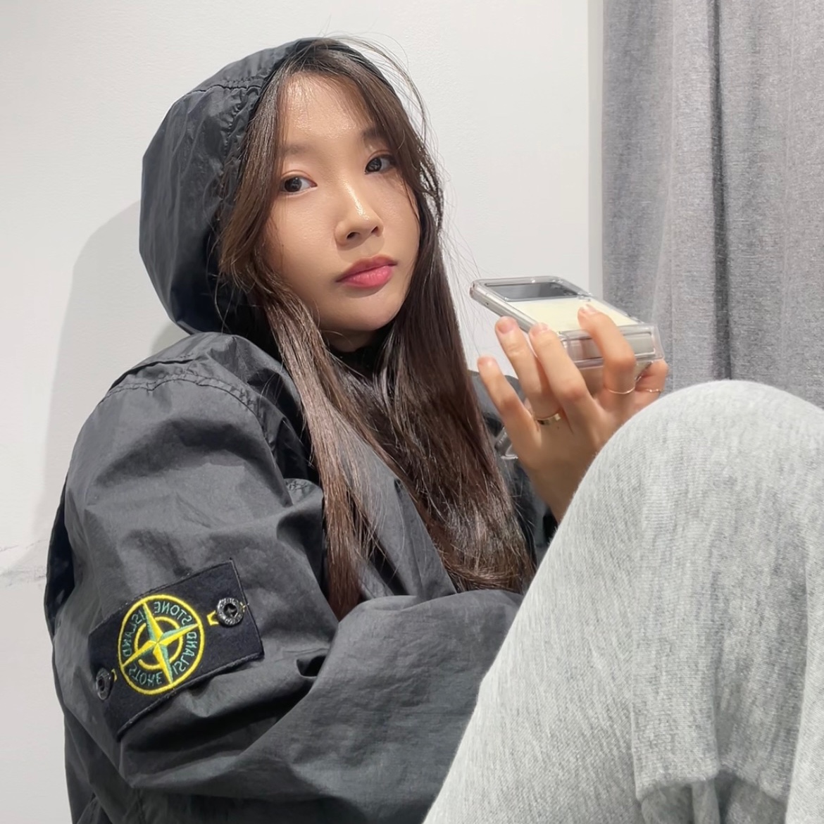 Stone Island 40523 Membrana 3L TC Jacket Navy Blue - 21SS 착용 스타일 - 1