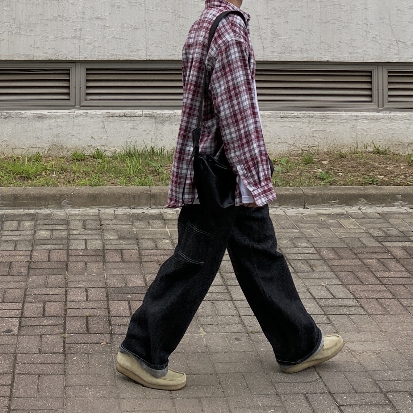 Clarks Wallabee Maple Suede, Clarks Wallabee Boot Maple Suede 착용 스타일 - 2