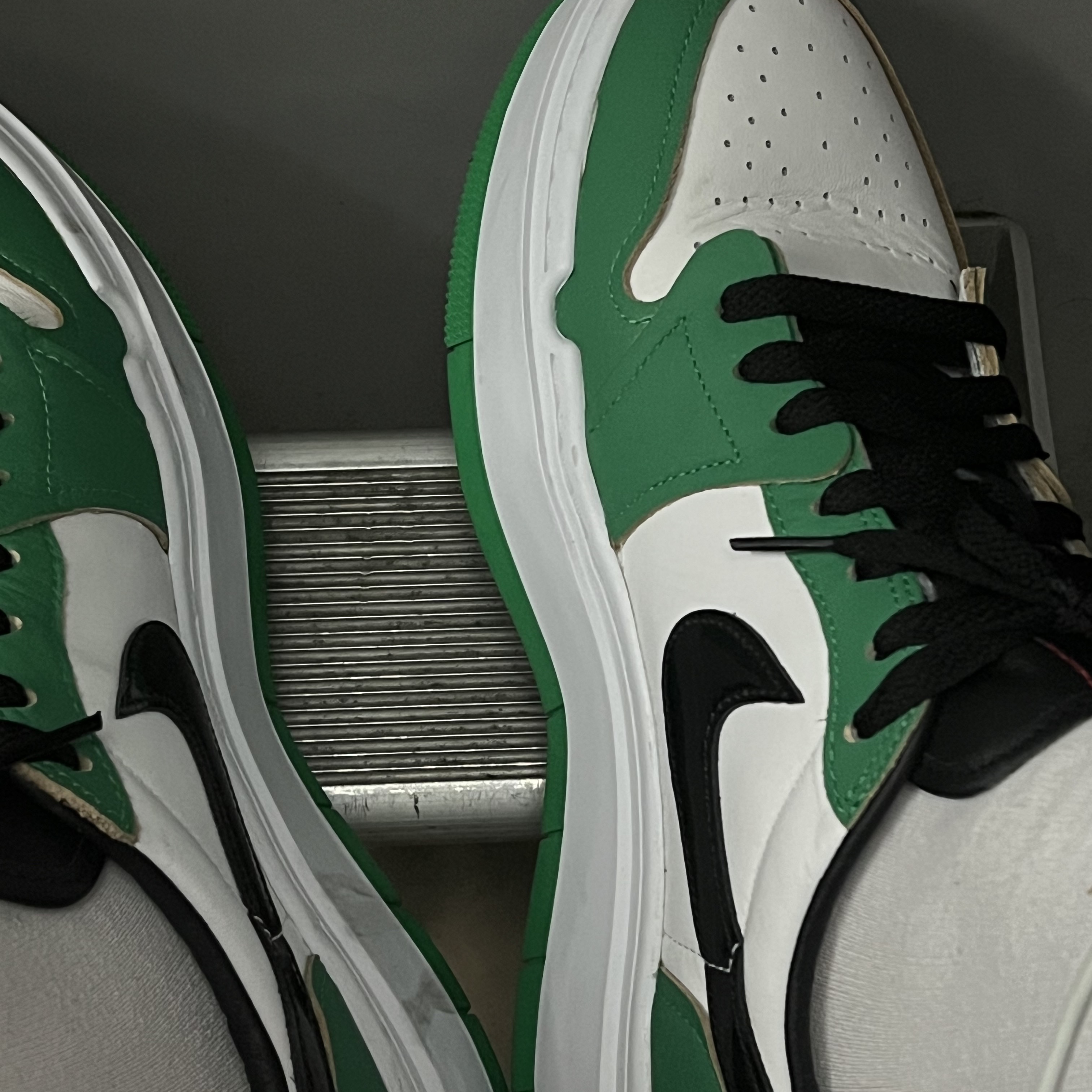 (W) Jordan 1 Elevate Low SE Lucky Green 착용 스타일