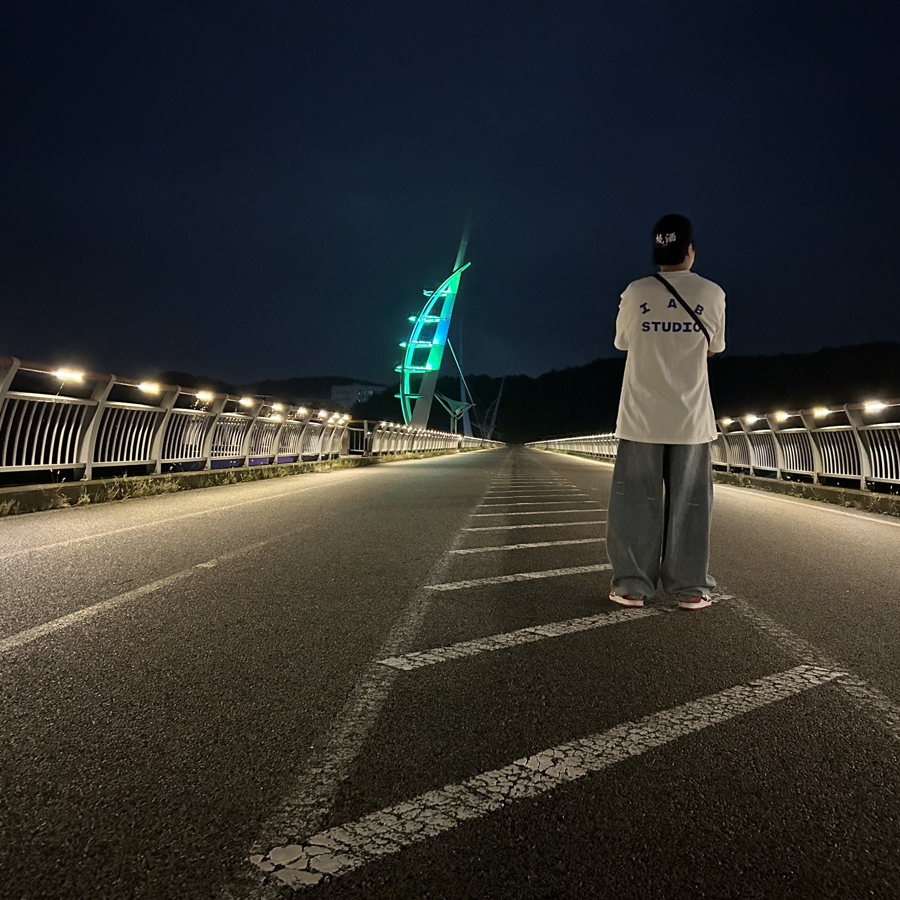 IAB Studio 10th Anniversary T-Shirts Pack White & Black (2 Pack), Darkr8m Studio x Wonsoju Ball Cap Black 착용 스타일 - 5