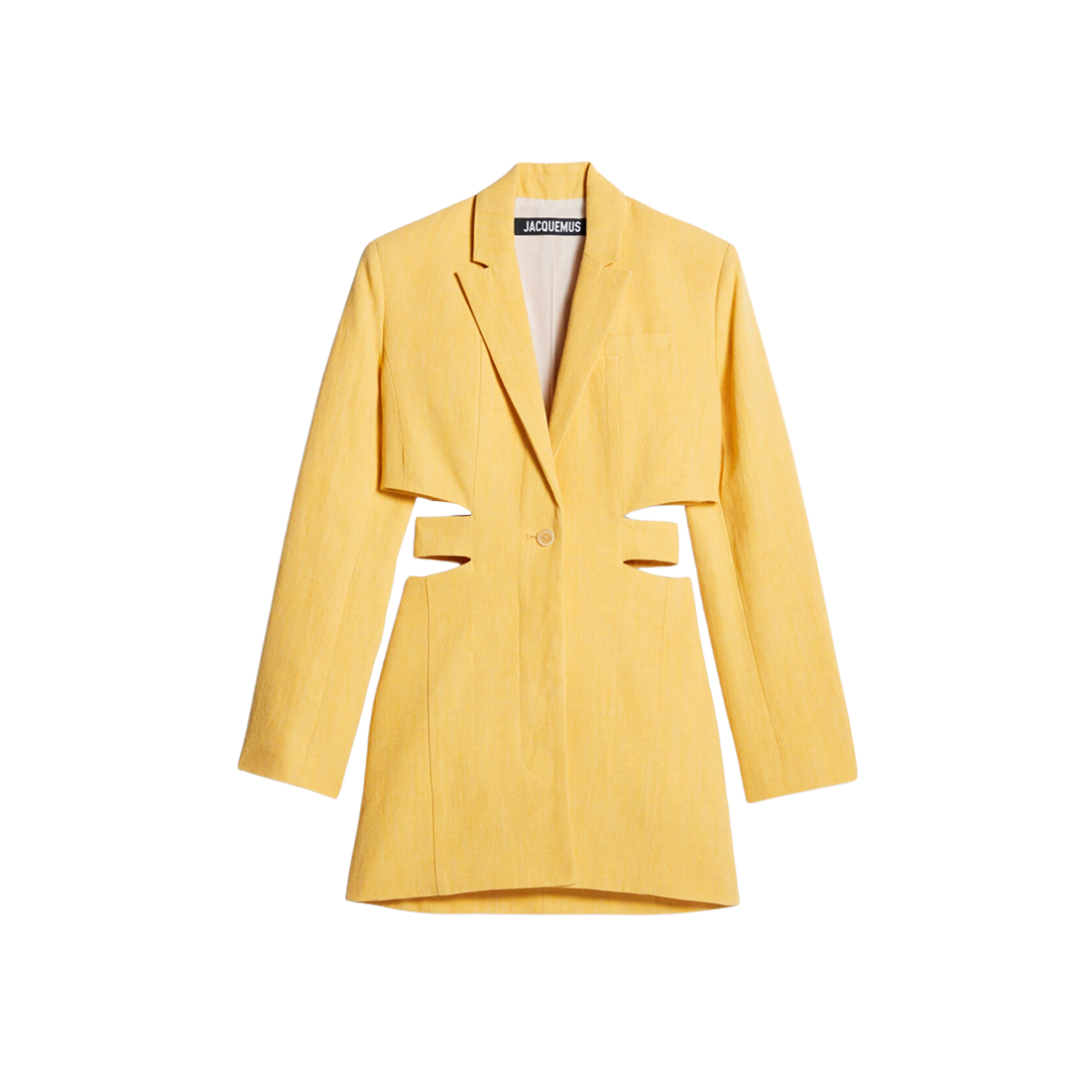 (W) Jacquemus La Robe Bari Blazer Mini Dress Yellow 상세 이미지 1